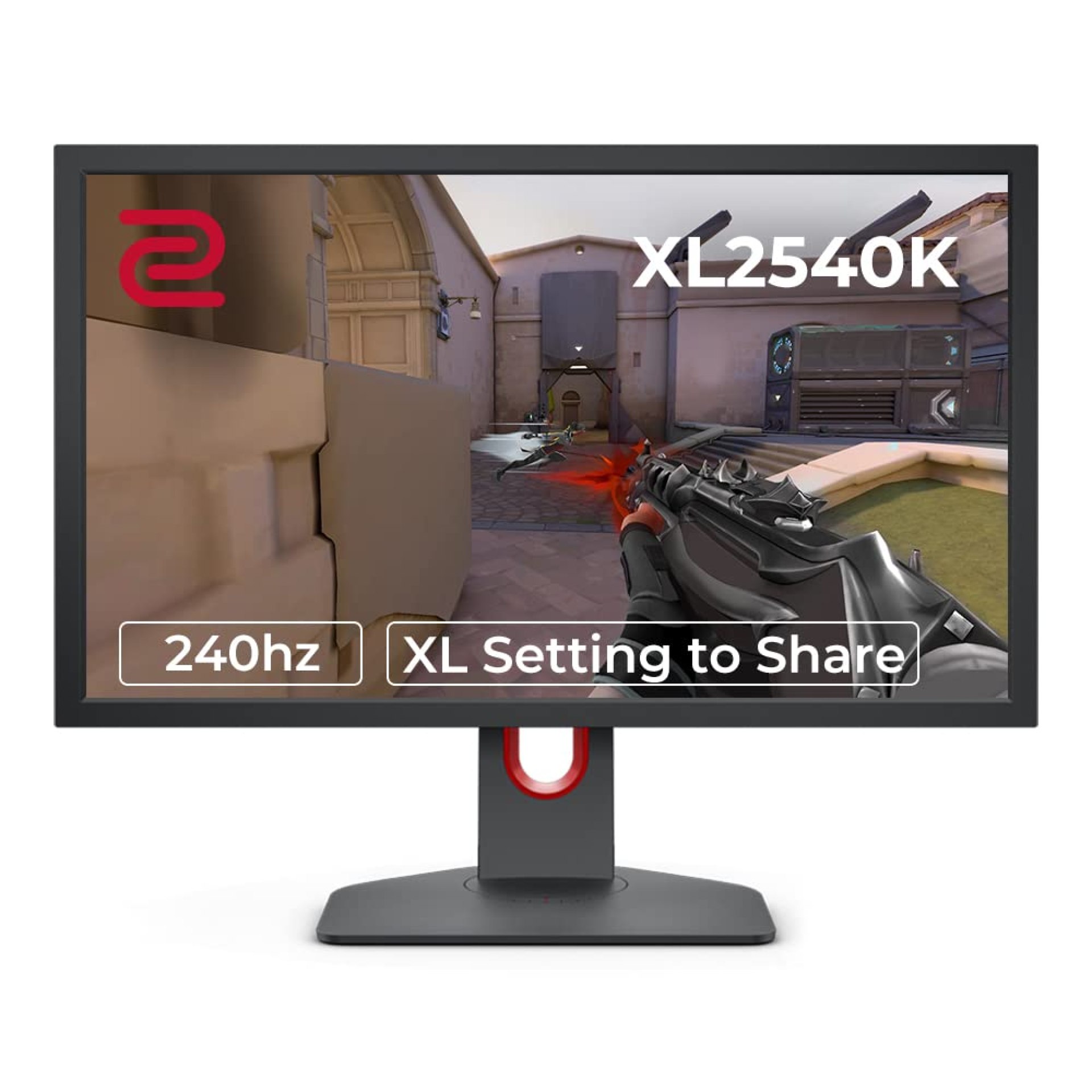 BenQ ZOWIE XL2540K 24.5-inch 240Hz Gaming Monitor 1080P 1ms Smaller Base Flexible Height & Tilt Adjustment XL Setting to Share Customizable Quick Menu Black eQualizer Color Vibrance BenQ ZOWIE XL2540K 24.5-inch 240Hz Gaming Monitor 1080P 1ms Smaller Base Flexible Height & Tilt Adjustment XL Setting to Share Customizable Quick Menu Black eQualizer Color Vibrance