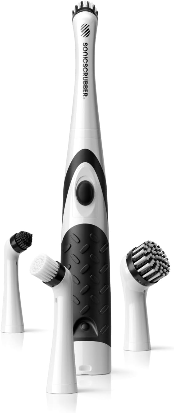 Household Cleaning Brush – Electric Scrubbing Brush – Home, Kitchen & Bathroom – Removes Mould & Cleans Grout (Washing-Up System) Household Cleaning Brush – Electric Scrubbing Brush – Home, Kitchen & Bathroom – Removes Mould & Cleans Grout (Washing-Up System)