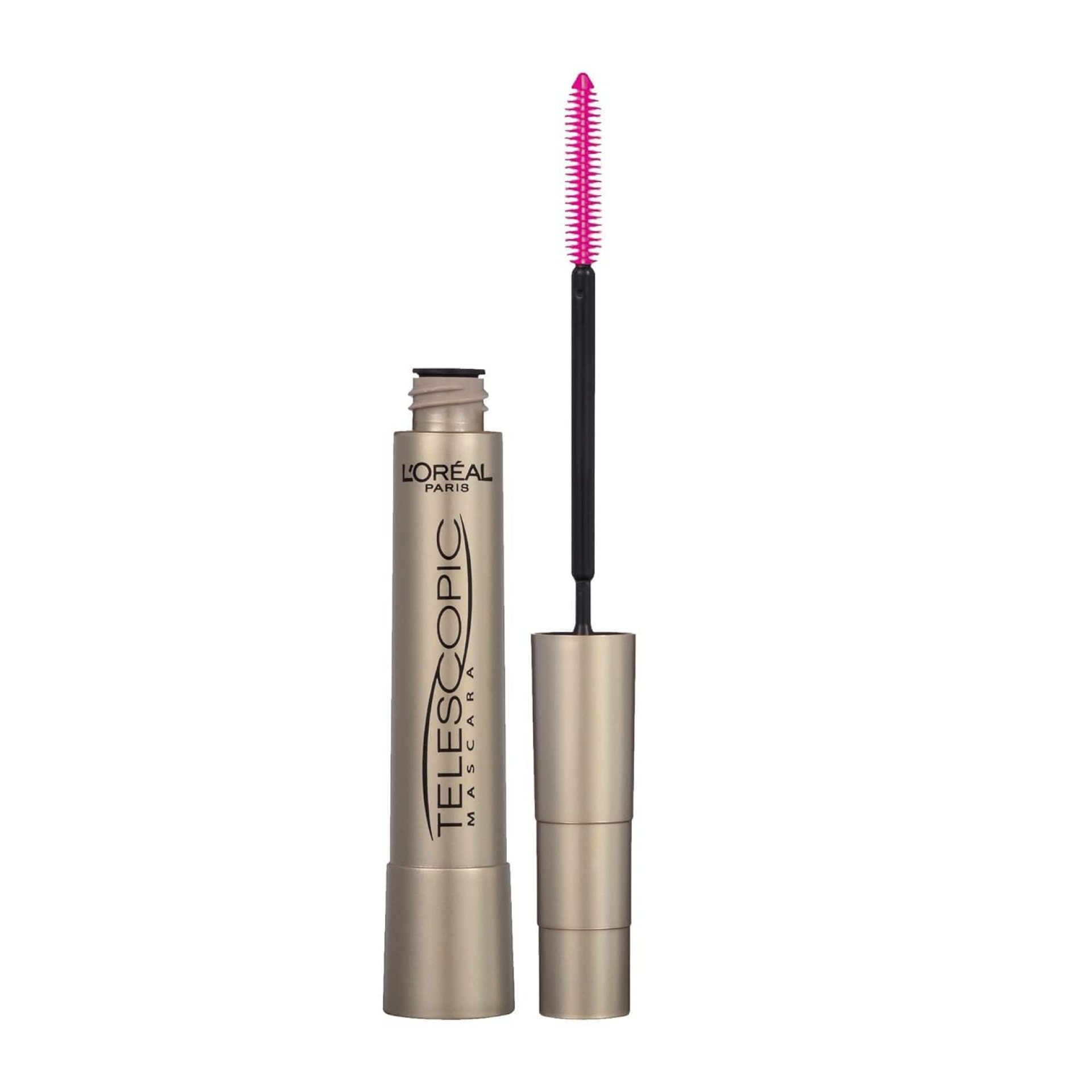 L’Oreal Paris Makeup Telescopic Original Lengthening Mascara, Black, 0.27 Fl Oz (1 Count) L’Oreal Paris Makeup Telescopic Original Lengthening Mascara, Black, 0.27 Fl Oz (1 Count)