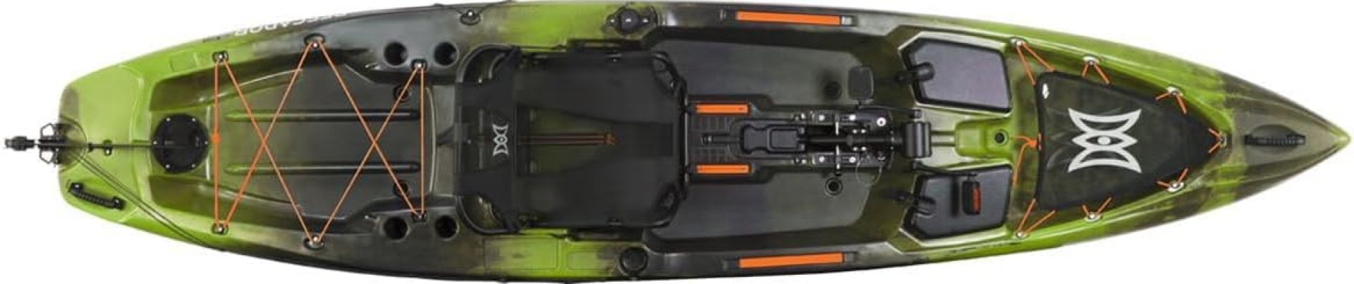 Perception Pescador Pilot 12 | Sit on Top Fishing Kayak with Pedal Drive | Adjustable Lawn Chair Seat and Tackle Storage Areas | 12′ Perception Pescador Pilot 12 | Sit on Top Fishing Kayak with Pedal Drive | Adjustable Lawn Chair Seat and Tackle Storage Areas | 12′
