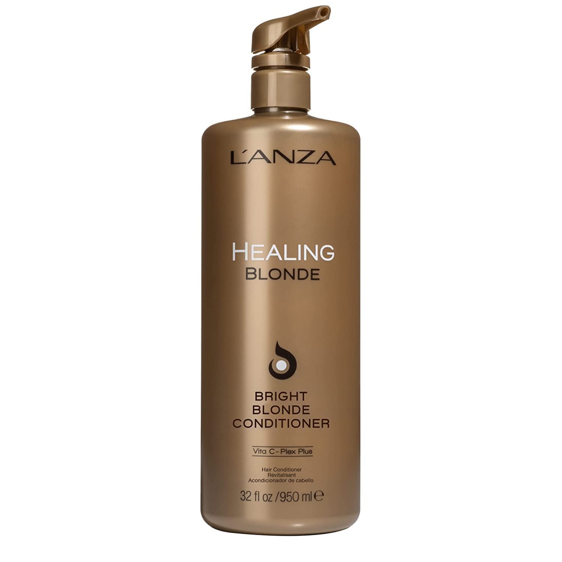 L’ANZA Healing Blonde Bright Conditioner, Formulated for Natural & Decolorized Blonde Hair – Boosts Shine & Brightness while Healing, with Sulfate-free, Paraben-free, Gluten-free Formula L’ANZA Healing Blonde Bright Conditioner, Formulated for Natural & Decolorized Blonde Hair – Boosts Shine & Brightness while Healing, with Sulfate-free, Paraben-free, Gluten-free Formula