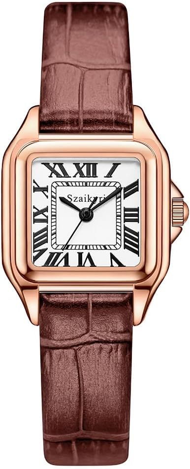 Classic Square Watches for Women with Roman Numerals Ladies Casual Dress Watch Classic Square Watches for Women with Roman Numerals Ladies Casual Dress Watch