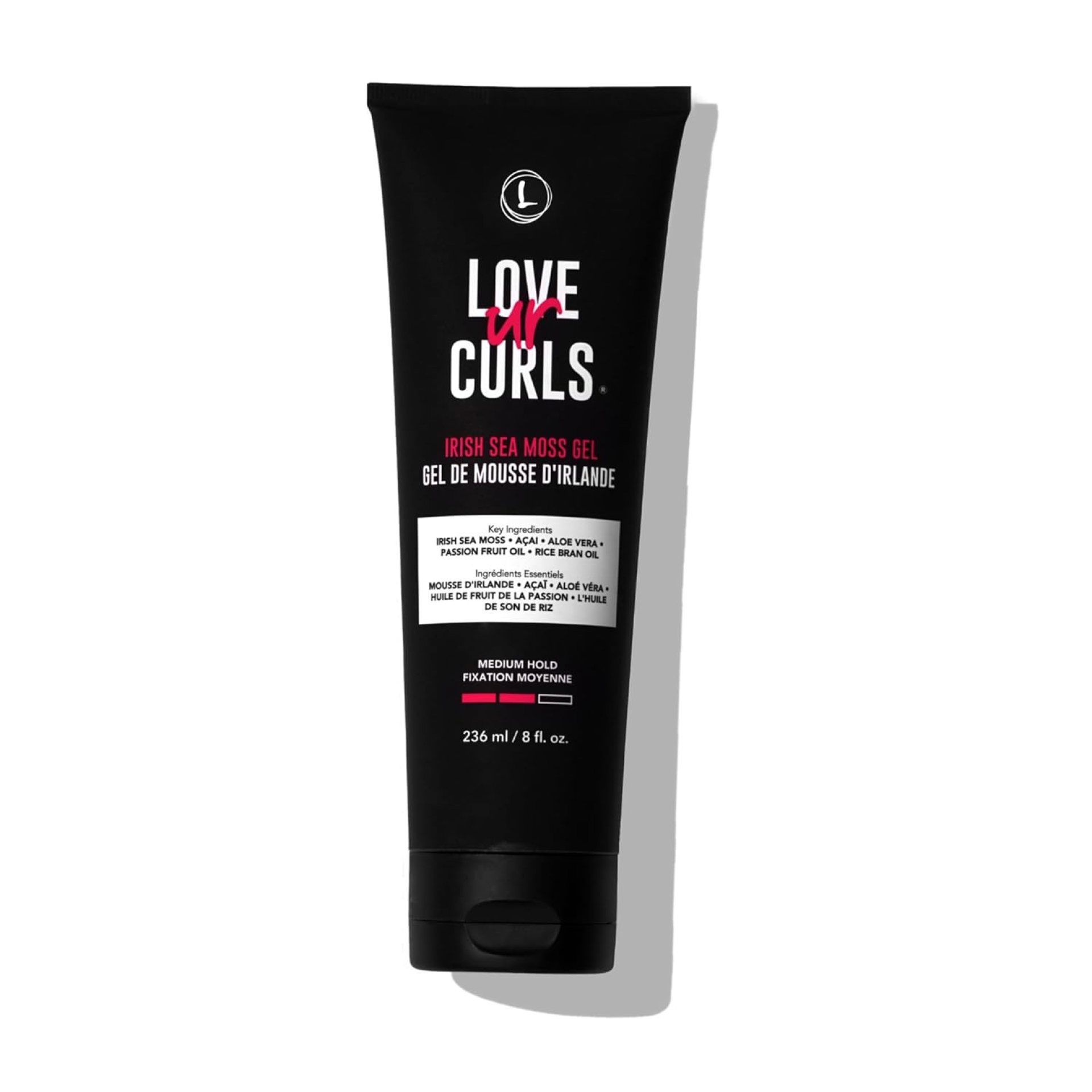 Love Ur Curls Irish Sea Moss Hair Gel, Medium Hold Hair Styling Curling Gel for Defined Curly Hair, Waves & Coils, Vegan, Cruelty Free, 236mL Love Ur Curls Irish Sea Moss Hair Gel, Medium Hold Hair Styling Curling Gel for Defined Curly Hair, Waves & Coils, Vegan, Cruelty Free, 236mL