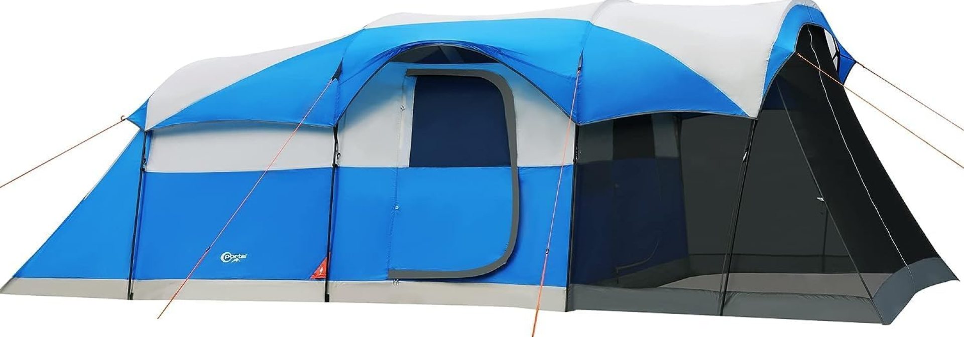 PORTAL 6/8/10 Person Family Camping Tent with Screen Room, Water Resistant Big Tunnel Tent with Rainfly, Large Family Tent for Outdoor Camping, Party PORTAL 6/8/10 Person Family Camping Tent with Screen Room, Water Resistant Big Tunnel Tent with Rainfly, Large Family Tent for Outdoor Camping, Party