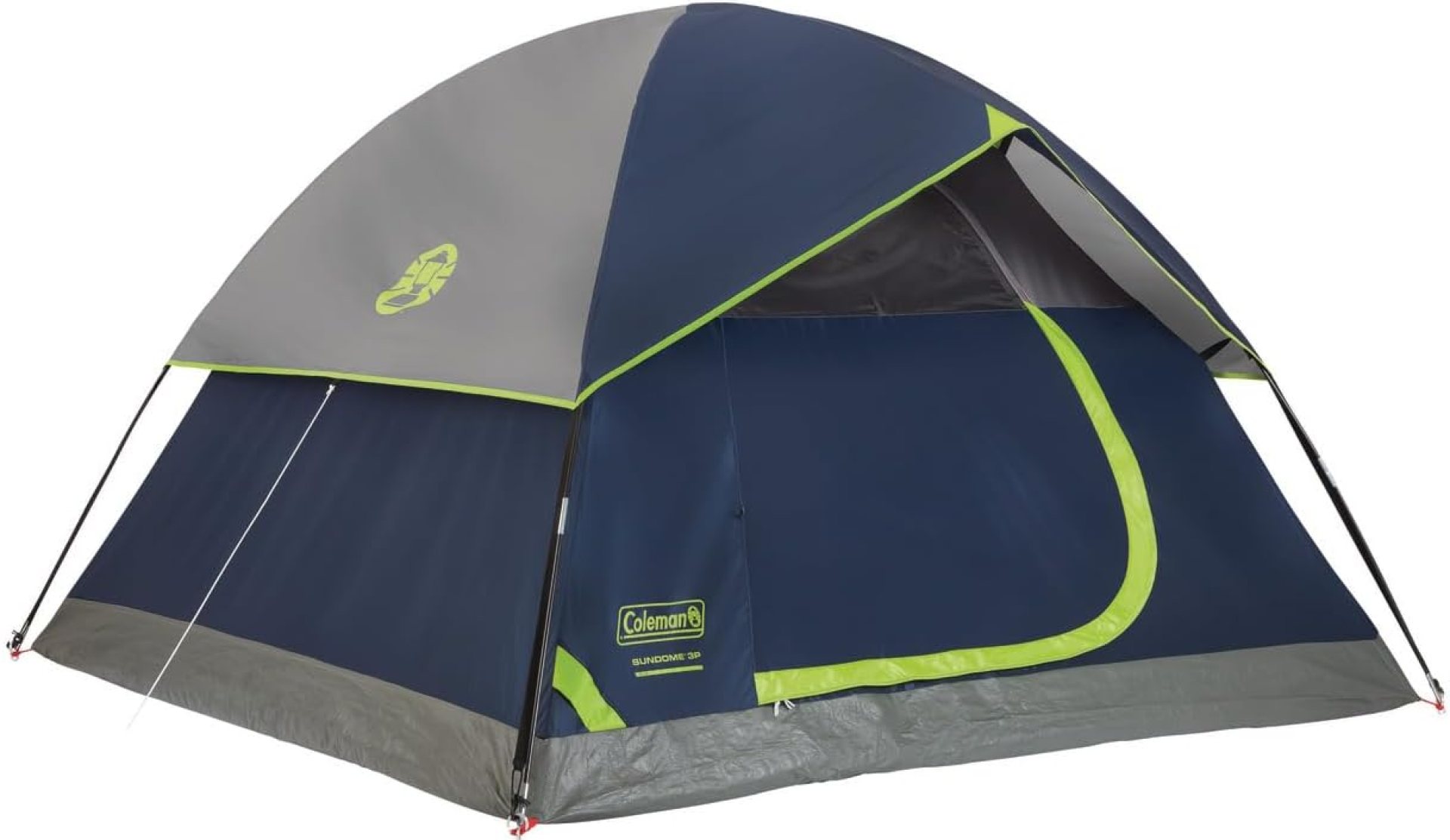 Coleman Sundome 2/3/4/6 Person Weatherproof Tent with Rainfly, Ventilated Tent Sets Up in 10 Mins Coleman Sundome 2/3/4/6 Person Weatherproof Tent with Rainfly, Ventilated Tent Sets Up in 10 Mins