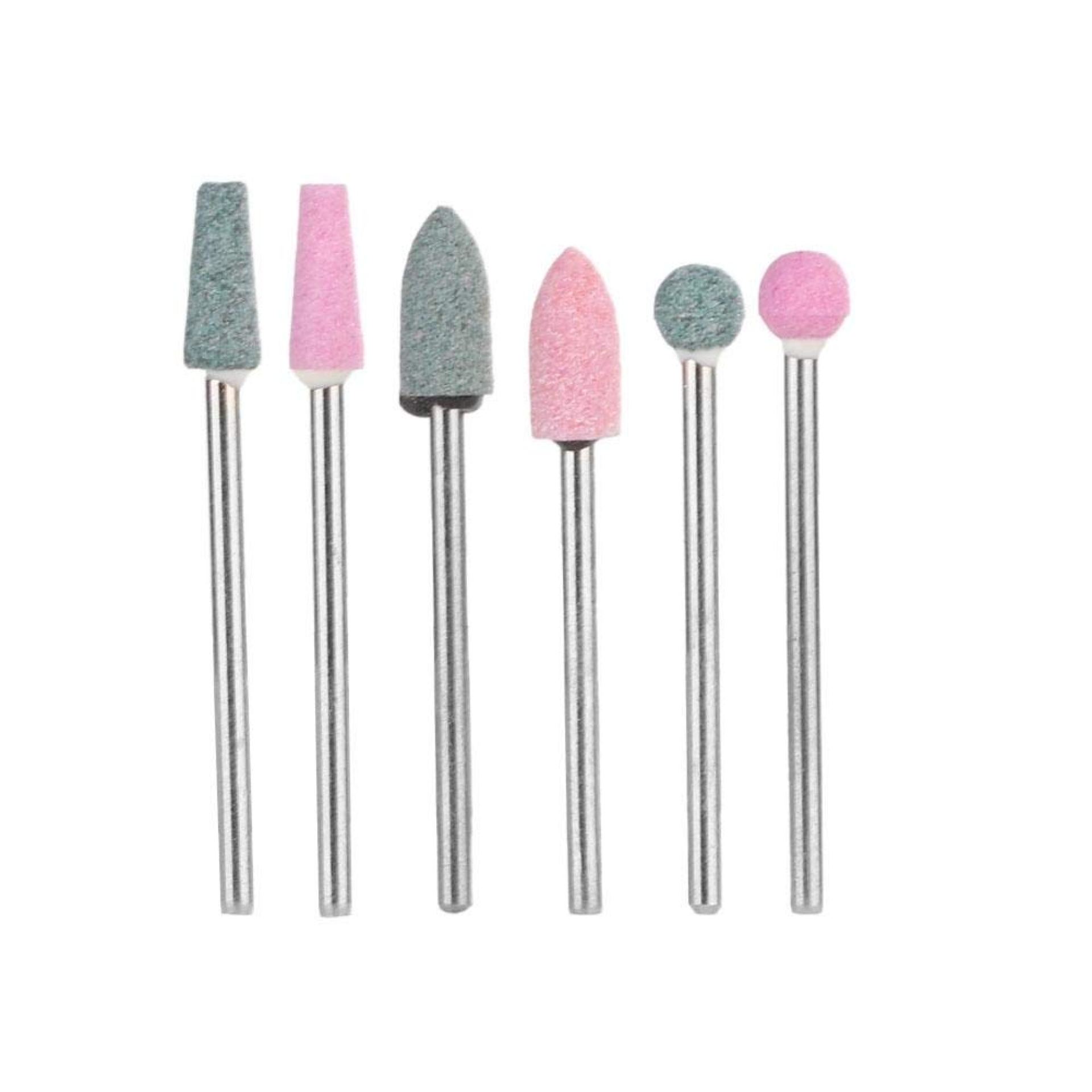 Manicure Bits, 6pcs Nail Drill Bits File Grinding Head Set Electric Manicure Pedicure Nail Art Tools (01) Manicure Bits, 6pcs Nail Drill Bits File Grinding Head Set Electric Manicure Pedicure Nail Art Tools (01)