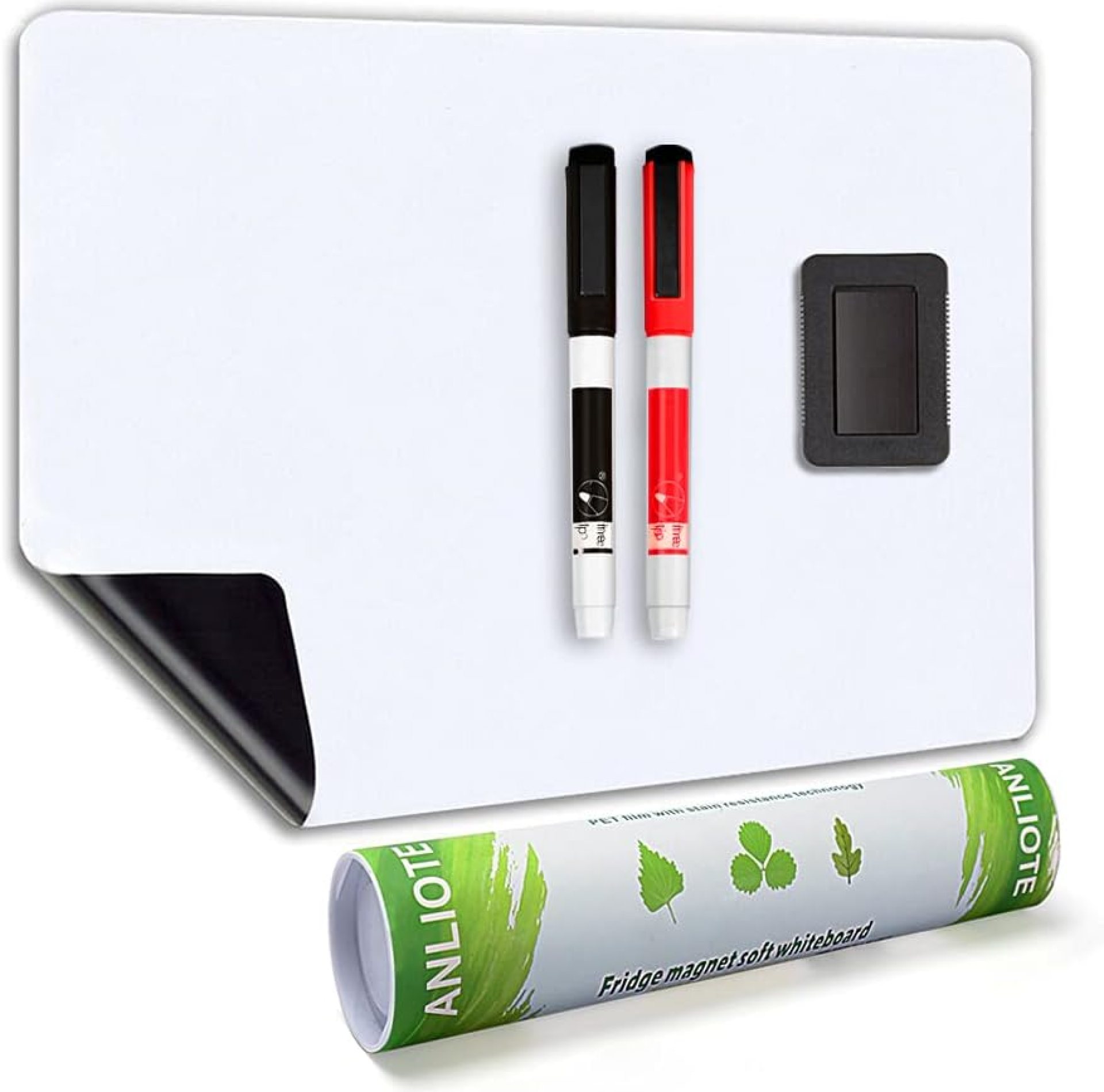 Magnetic Dry Erase Board Fridge White Board Sheet 20 x13 inch, Flexible Large Refrigerator Magnets Whiteboard Planner for Home Kitchen, 2 Markers and Eraser Magnetic Dry Erase Board Fridge White Board Sheet 20 x13 inch, Flexible Large Refrigerator Magnets Whiteboard Planner for Home Kitchen, 2 Markers and Eraser
