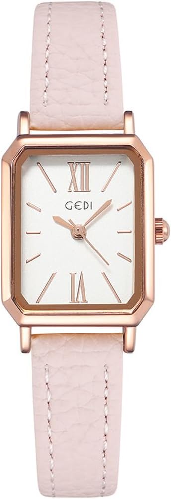 TOOCAT Women Wrist Watch Mini Ultra-Thin Elegant Simple Square Quartz Watches with Leather Strap 30M Waterproof Analog Watches for Females Students Ladies TOOCAT Women Wrist Watch Mini Ultra-Thin Elegant Simple Square Quartz Watches with Leather Strap 30M Waterproof Analog Watches for Females Students Ladies
