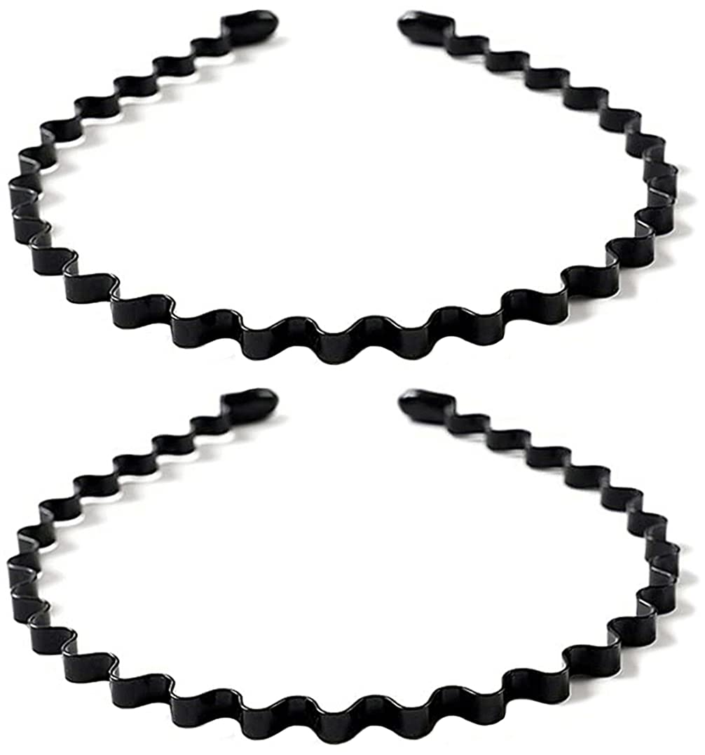 bodbop XINGZHE Metal Hair Band Men Headbands Womens Hair bands, Fashion Hair Hoop Wavy Spring Comb Headband Men Spiral Teeth Hair Accessories for Sports, 2PCS bodbop XINGZHE Metal Hair Band Men Headbands Womens Hair bands, Fashion Hair Hoop Wavy Spring Comb Headband Men Spiral Teeth Hair Accessories for Sports, 2PCS