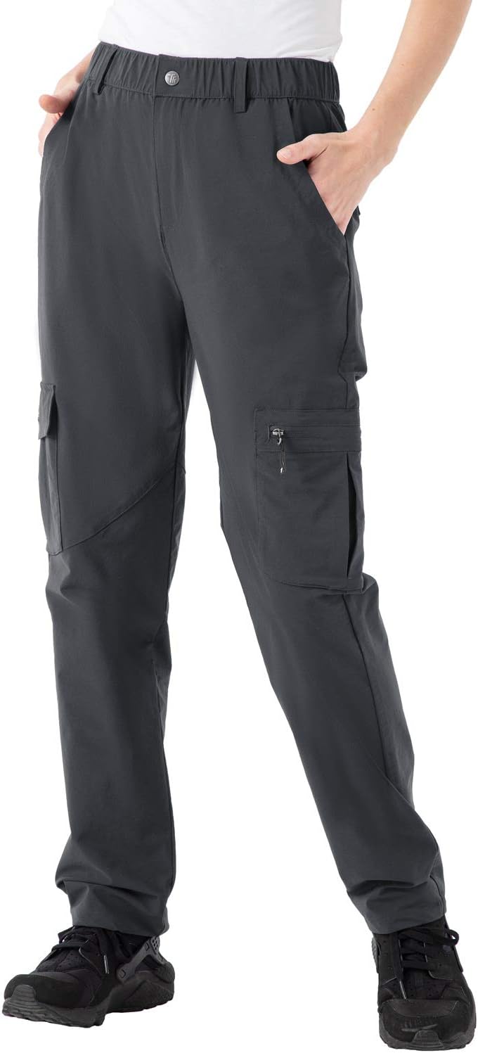 Rdruko Women’s Hiking Cargo Pants Water-Resistant Quick Dry UPF 50+ Travel Camping Work Pants Zipper Pockets Rdruko Women’s Hiking Cargo Pants Water-Resistant Quick Dry UPF 50+ Travel Camping Work Pants Zipper Pockets