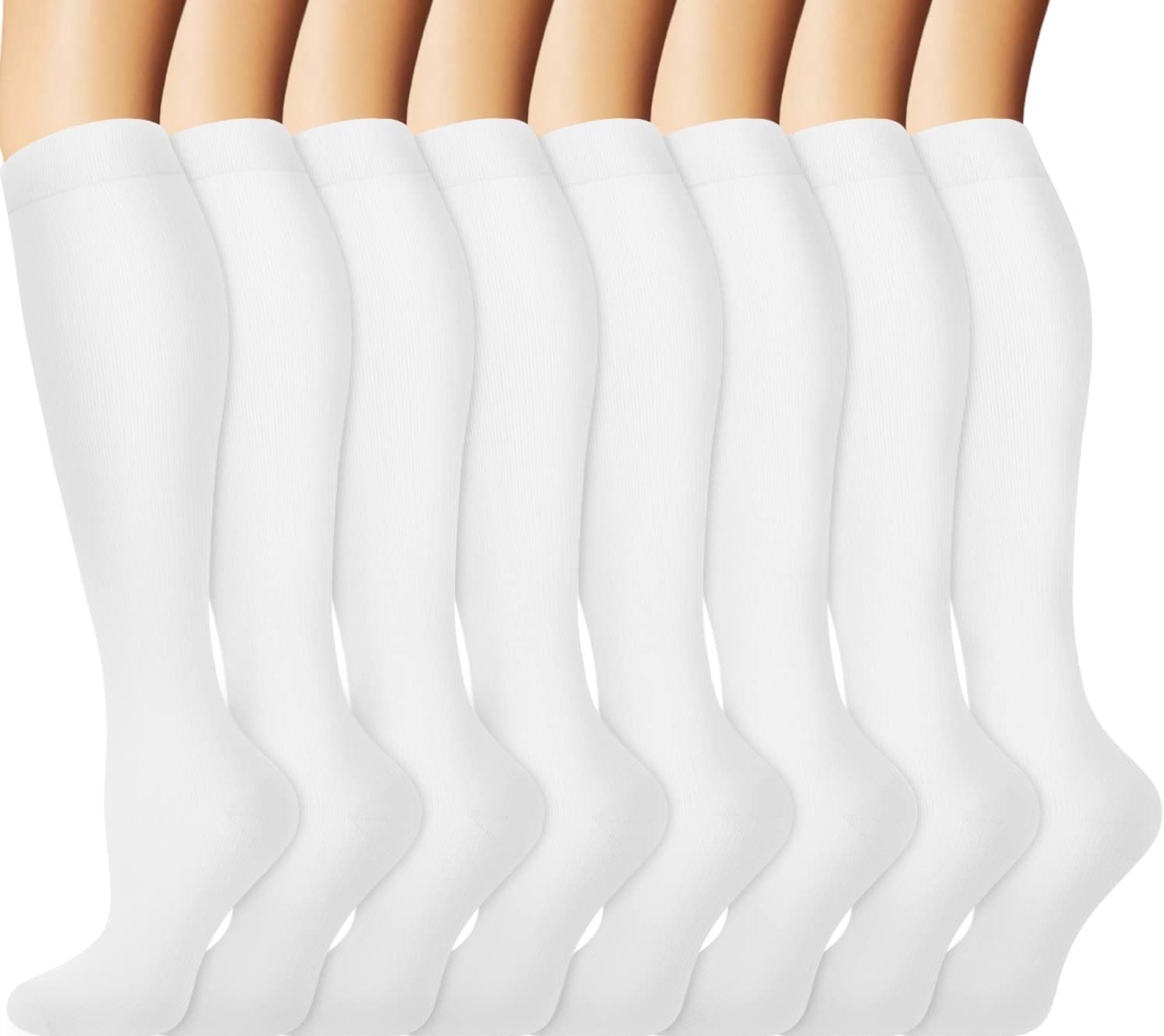 Graduated Copper Compression Socks for Men & Women Circulation 8 Pairs 15-20mmHg – Best for Running Athletic Cycling Graduated Copper Compression Socks for Men & Women Circulation 8 Pairs 15-20mmHg – Best for Running Athletic Cycling
