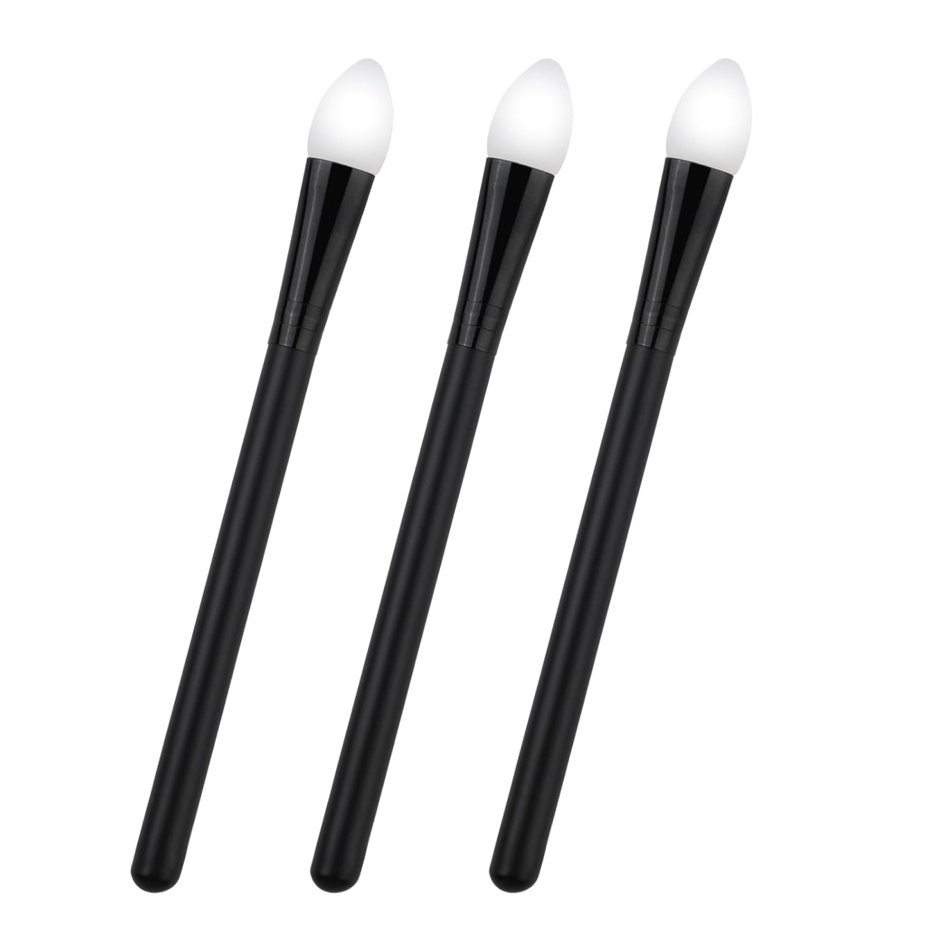 3 Pcs Silicone Makeup Applicator Shadow Brush Eyeshadow Applicators Eyeshadow Brush Lip Mask Makeup Brushes for Liquid Eye Shadow Applying Cream 3 Pcs Silicone Makeup Applicator Shadow Brush Eyeshadow Applicators Eyeshadow Brush Lip Mask Makeup Brushes for Liquid Eye Shadow Applying Cream
