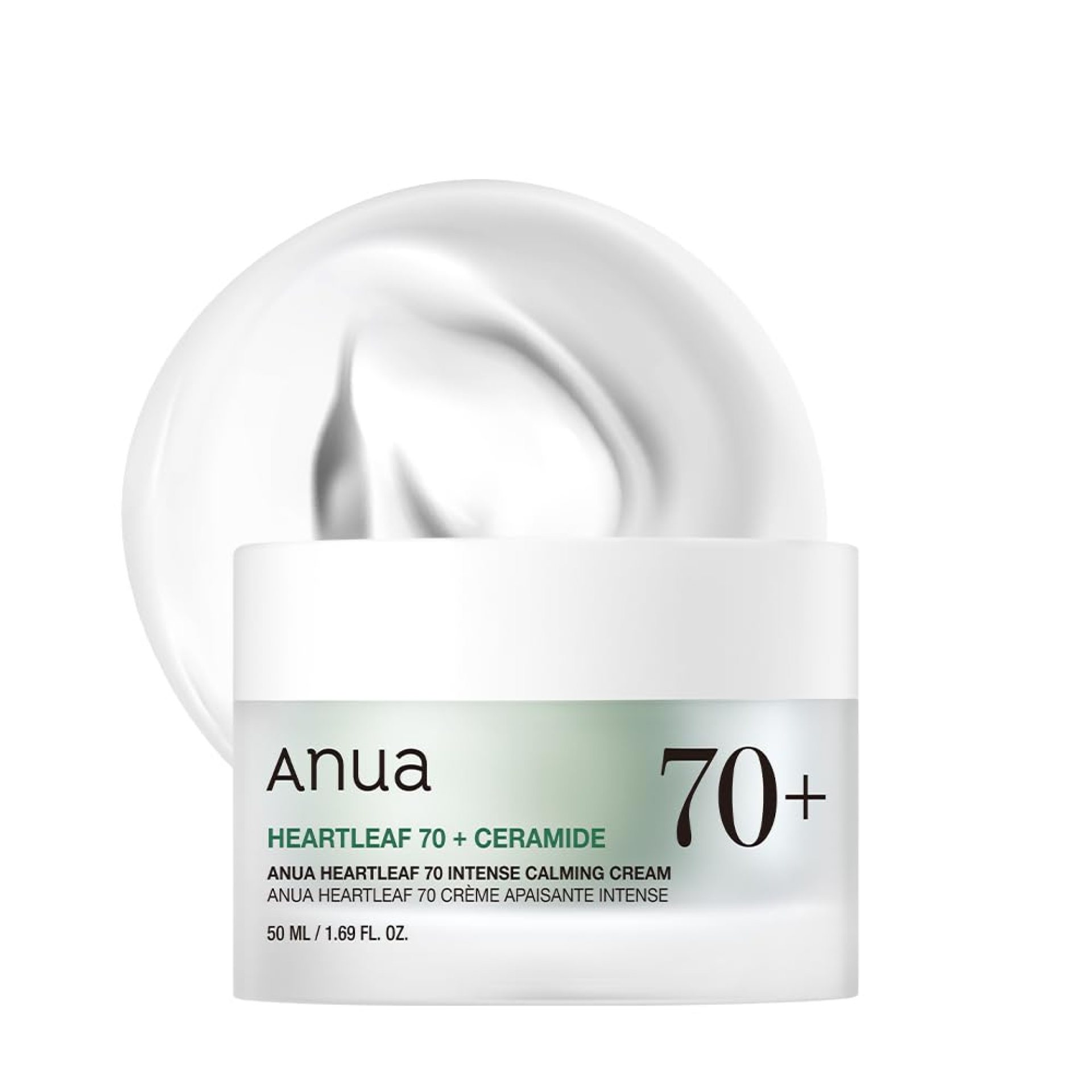 ANUA Heartleaf 70 Intense Calming Cream with Ceramide, Panthenol, Heartleaf extract, Korean Skin care – (50ml /1.69Fl. Oz) ANUA Heartleaf 70 Intense Calming Cream with Ceramide, Panthenol, Heartleaf extract, Korean Skin care – (50ml /1.69Fl. Oz)