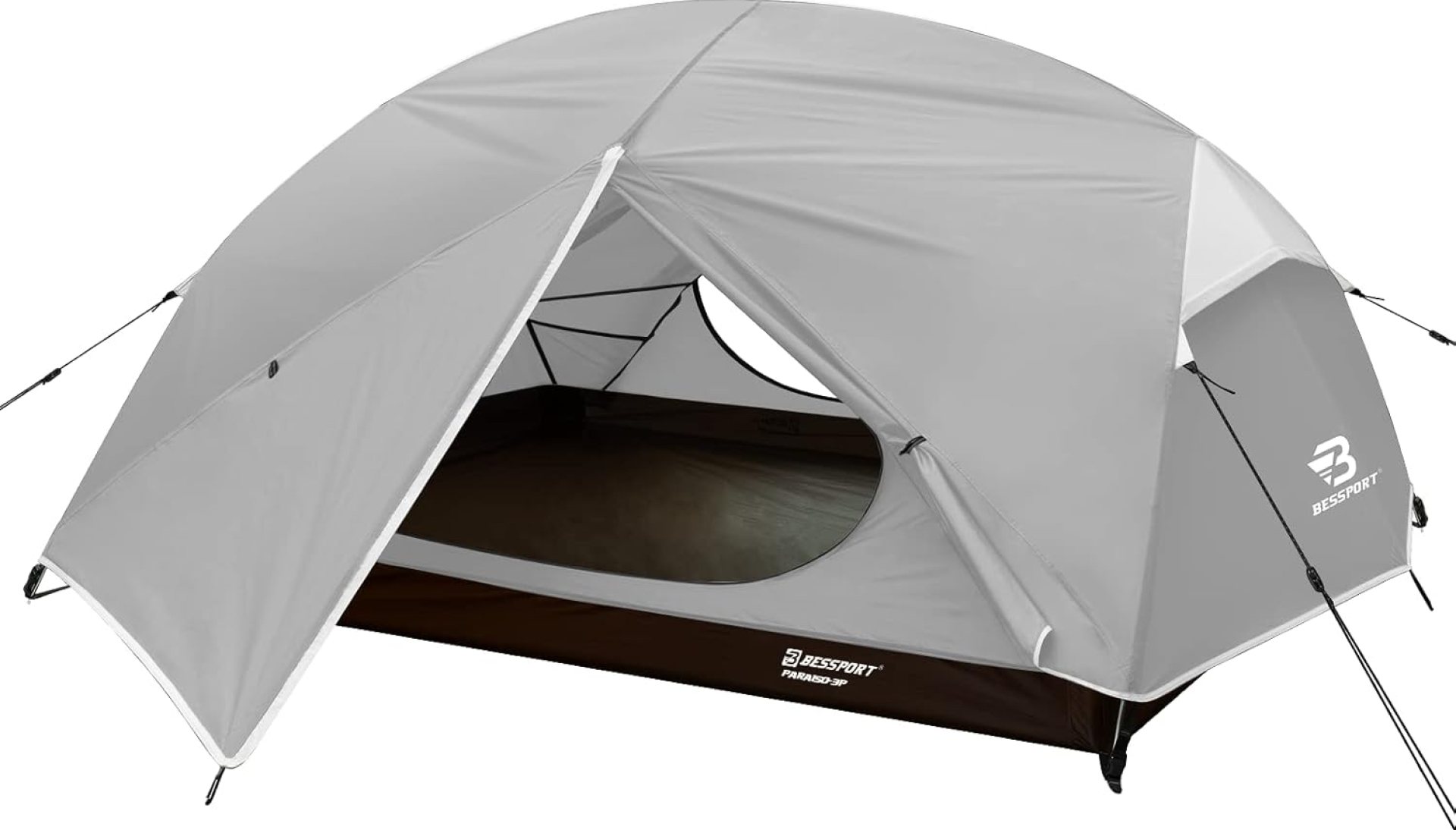 Bessport Camping Tent for 2-3 Person, Lightweight Backpacking Tent Waterproof Windproof Two Doors Easy Setup Double Layer Outdoor Tents for 3 to 4 Seasons, Suitable for Outdoor,Hiking,Camping Bessport Camping Tent for 2-3 Person, Lightweight Backpacking Tent Waterproof Windproof Two Doors Easy Setup Double Layer Outdoor Tents for 3 to 4 Seasons, Suitable for Outdoor,Hiking,Camping