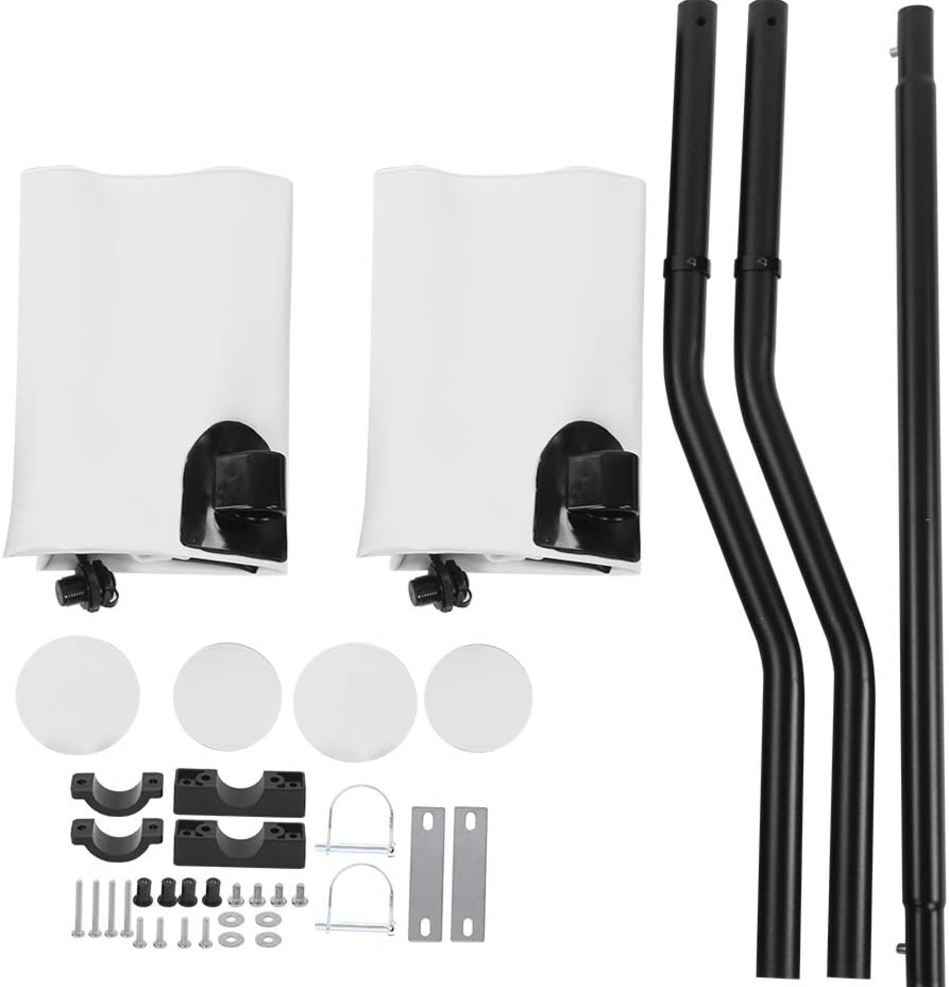Inflatable Kayak Stabilizer PVC Canoe Outrigger Kit Floating Balancing Boat Accessory (White) Inflatable Kayak Stabilizer PVC Canoe Outrigger Kit Floating Balancing Boat Accessory (White)
