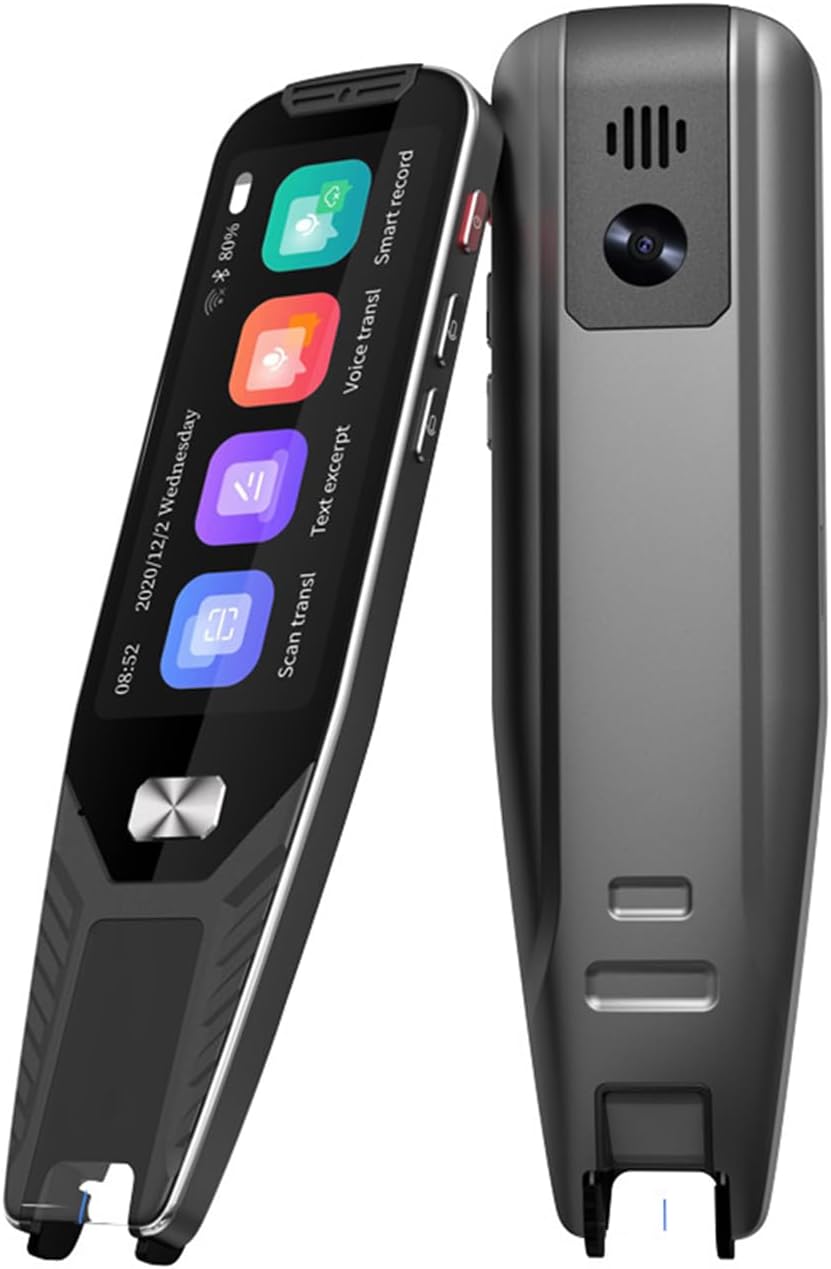 Translator Pen Scanner, 134 Languages Translation Device Supports Photo Voice Text Translation, 98% High Accuracy Online Offline Scanning Translator Pen with Mic & Speaker (Black) Translator Pen Scanner, 134 Languages Translation Device Supports Photo Voice Text Translation, 98% High Accuracy Online Offline Scanning Translator Pen with Mic & Speaker (Black)
