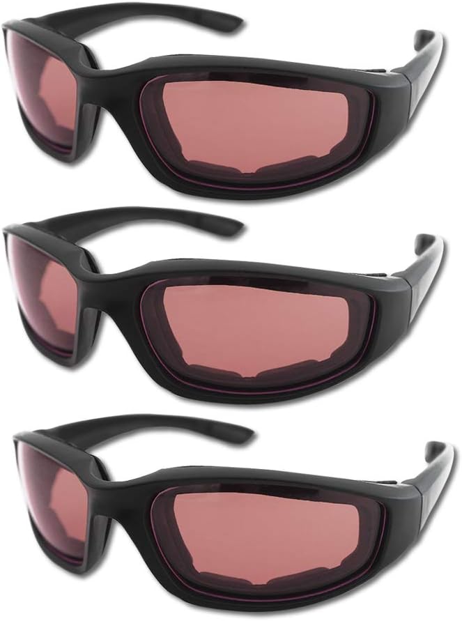 3 Pair Motorcycle Riding Glasses Padding Goggles UV Protection Dustproof Windproof Motorcycle Sunglasses for Outdoor Actives 3 Pair Motorcycle Riding Glasses Padding Goggles UV Protection Dustproof Windproof Motorcycle Sunglasses for Outdoor Actives