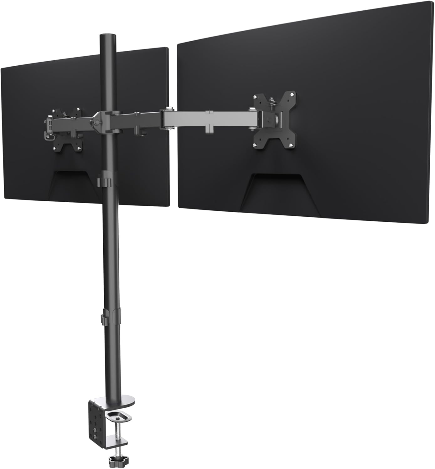 Suptek Dual Monitor Desk Mount, Adjustable Dual Monitor Arm for 2 Computer Screens up to 27 inch, Extra Tall 31.5″ Pole Dual Monitor Stand for Desk, Holds up to 22 lbs(MD6842) Suptek Dual Monitor Desk Mount, Adjustable Dual Monitor Arm for 2 Computer Screens up to 27 inch, Extra Tall 31.5″ Pole Dual Monitor Stand for Desk, Holds up to 22 lbs(MD6842)