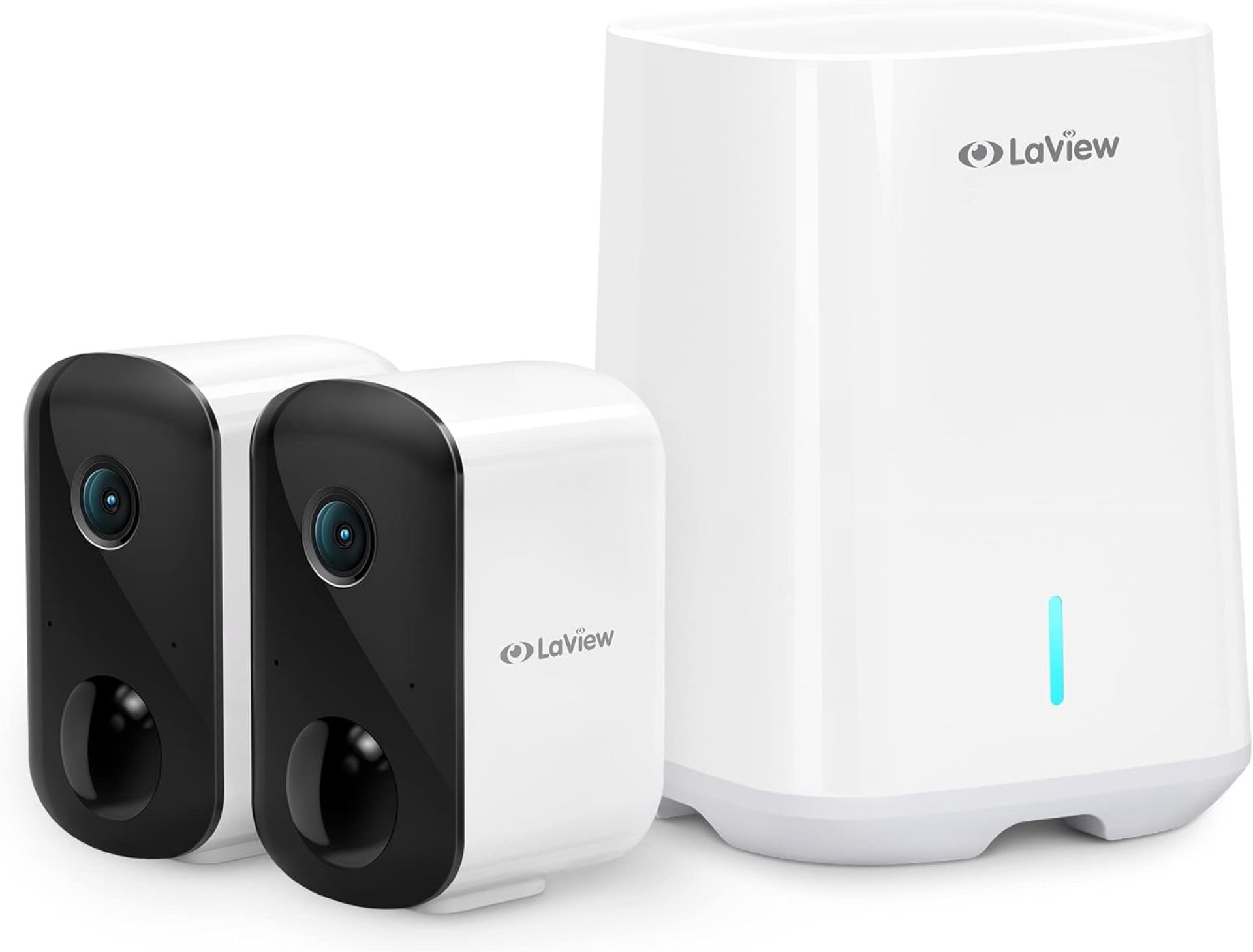 LaView 3MP Wireless Camera for Home/Outdoor Security (2 Pack), 2K Battery Powered WiFi Camera with Night Vision, 270-Day Battery Life, AI Human Detection, 2 Way Audio, Siren, IP66, Works with Alexa LaView 3MP Wireless Camera for Home/Outdoor Security (2 Pack), 2K Battery Powered WiFi Camera with Night Vision, 270-Day Battery Life, AI Human Detection, 2 Way Audio, Siren, IP66, Works with Alexa