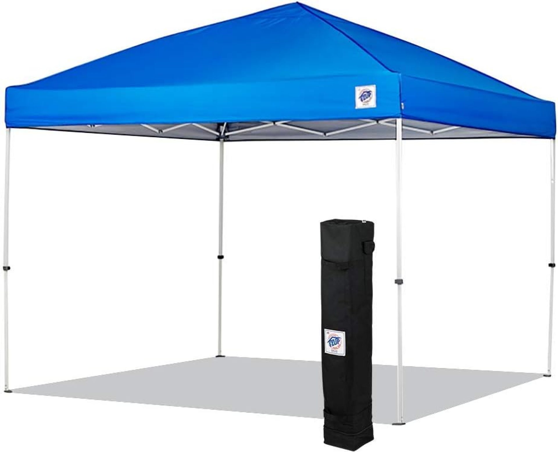 Envoy Outdoor Canopy Pop Up Tent, 10′ x 10′, Roller Bag, 4-Piece Spike Set, Recreational Grade, Royal Blue Top Envoy Outdoor Canopy Pop Up Tent, 10′ x 10′, Roller Bag, 4-Piece Spike Set, Recreational Grade, Royal Blue Top