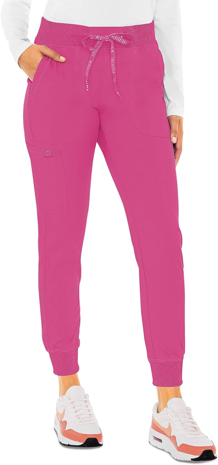 Med Couture Scrub Pants for Women Jogger Pant with 5 Pockets, Lightweight, Ultra Soft, 2-Way Stretch Fabric – MC7710 Med Couture Scrub Pants for Women Jogger Pant with 5 Pockets, Lightweight, Ultra Soft, 2-Way Stretch Fabric – MC7710