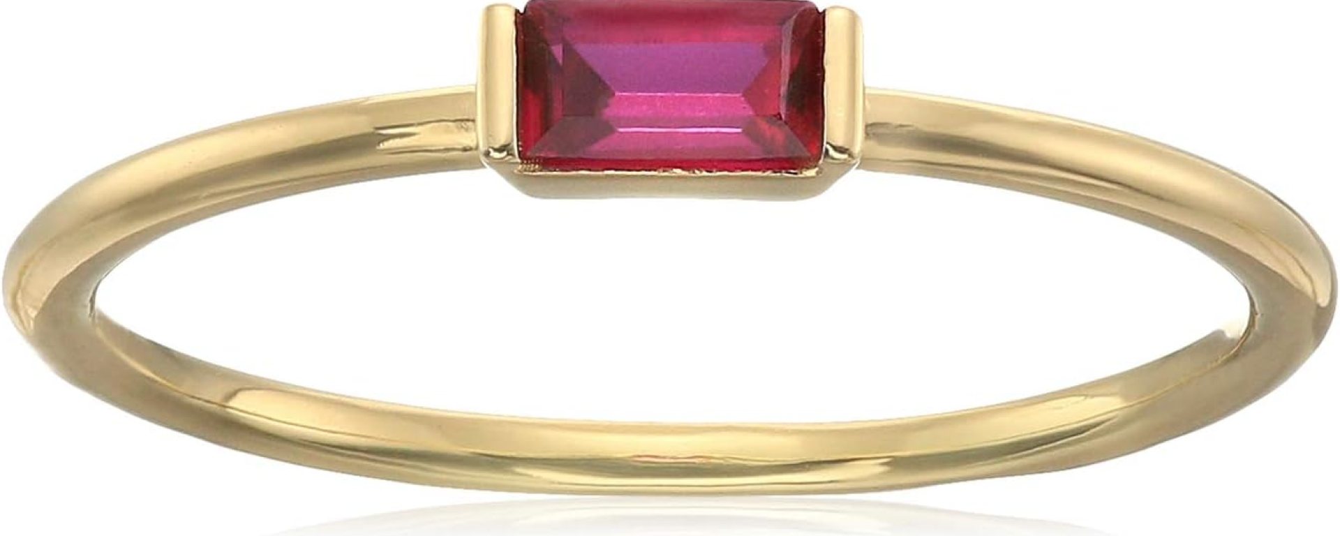Amazon Essentials 18K Yellow Gold Plated Sterling Silver Cubic Zirconia Fashion Stackable Ring (previously Amazon Collection) Amazon Essentials 18K Yellow Gold Plated Sterling Silver Cubic Zirconia Fashion Stackable Ring (previously Amazon Collection)
