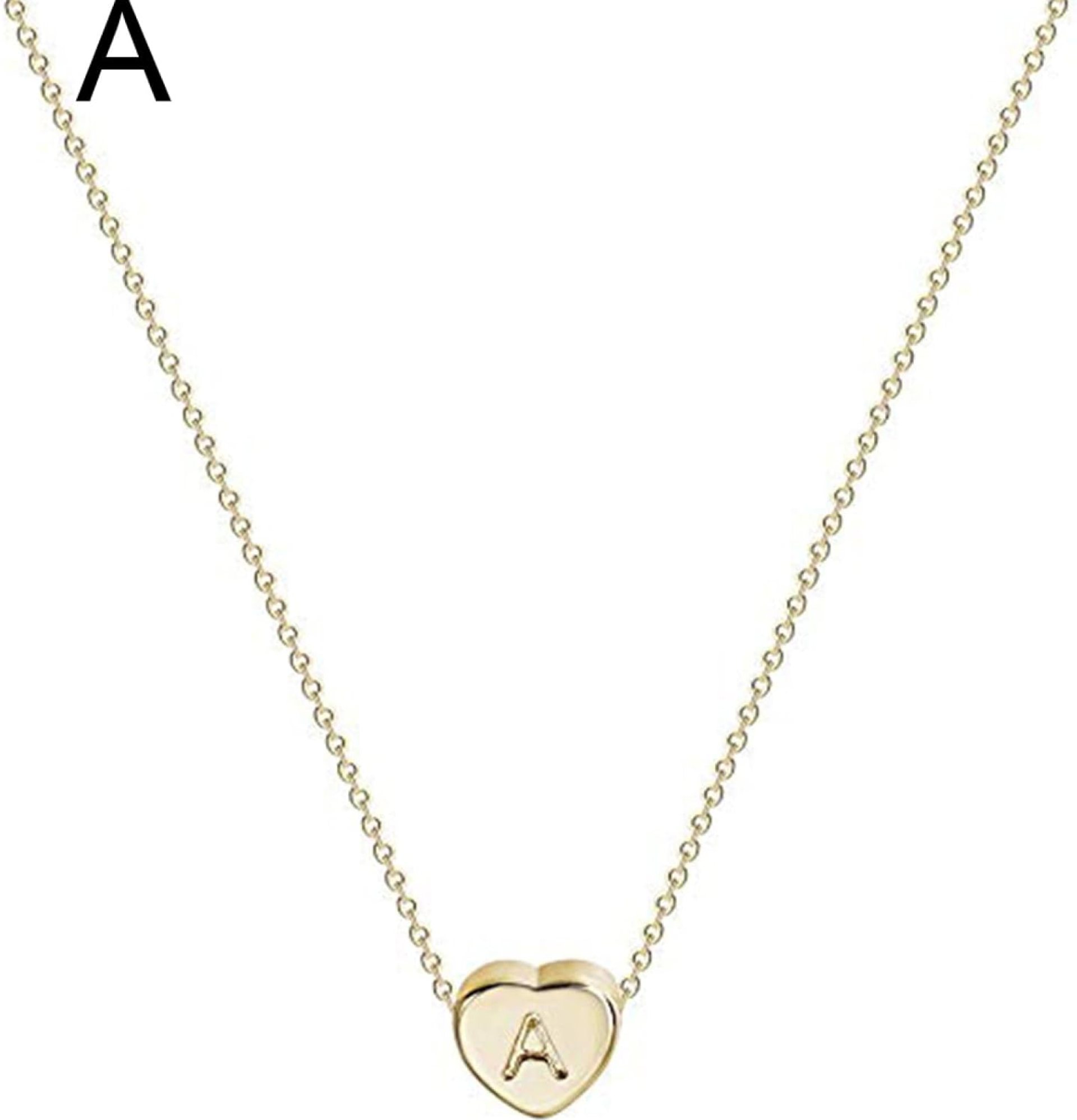 Necklace Chain for Women Girls, Fashion Women Letter Heart Pendant Titanium Steel Chain Necklace Jewelry Gift Pendant Necklace for Valentine’s Day Gift Birthday Present Necklace Chain for Women Girls, Fashion Women Letter Heart Pendant Titanium Steel Chain Necklace Jewelry Gift Pendant Necklace for Valentine’s Day Gift Birthday Present