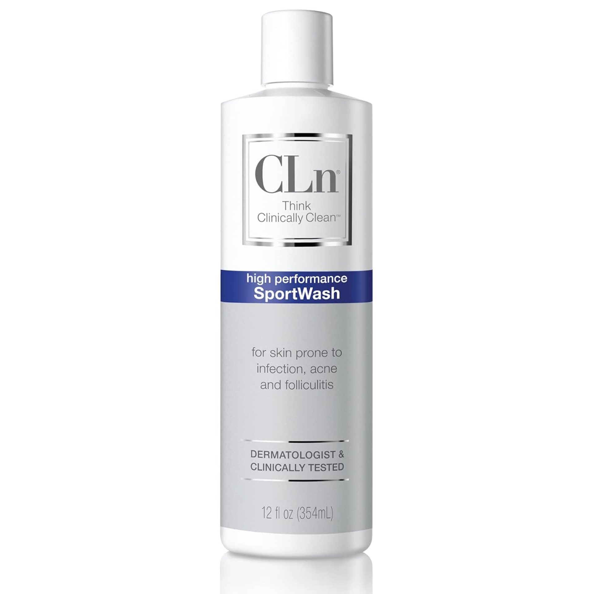 CLn® SportWash – High-Performance Sport Body Wash, For Men & Women Prone to Body Odor, Foot Odor, Ringworm, Folliculitis, & Back Acne, Fragrance-Free & Paraben-Free, 12 fl. oz. CLn® SportWash – High-Performance Sport Body Wash, For Men & Women Prone to Body Odor, Foot Odor, Ringworm, Folliculitis, & Back Acne, Fragrance-Free & Paraben-Free, 12 fl. oz.