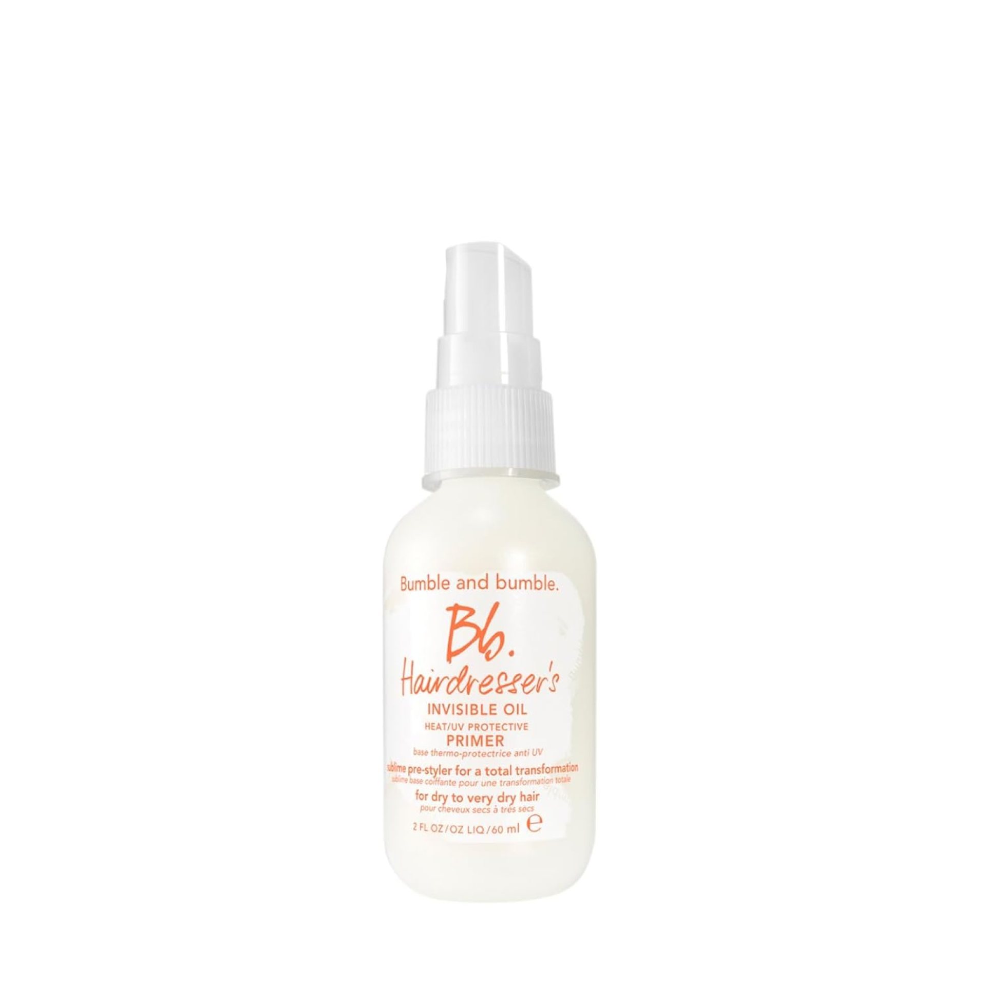 Bumble and bumble. Hairdresser’s Invisible Oil Heat/UV Protection Leave-In Conditioner Hair Primer | Hydrating, Anti Frizz + Color Safe | Straight to Coily | w/Argan Oil, Coconut Oil + Grapeseed Oil Bumble and bumble. Hairdresser’s Invisible Oil Heat/UV Protection Leave-In Conditioner Hair Primer | Hydrating, Anti Frizz + Color Safe | Straight to Coily | w/Argan Oil, Coconut Oil + Grapeseed Oil