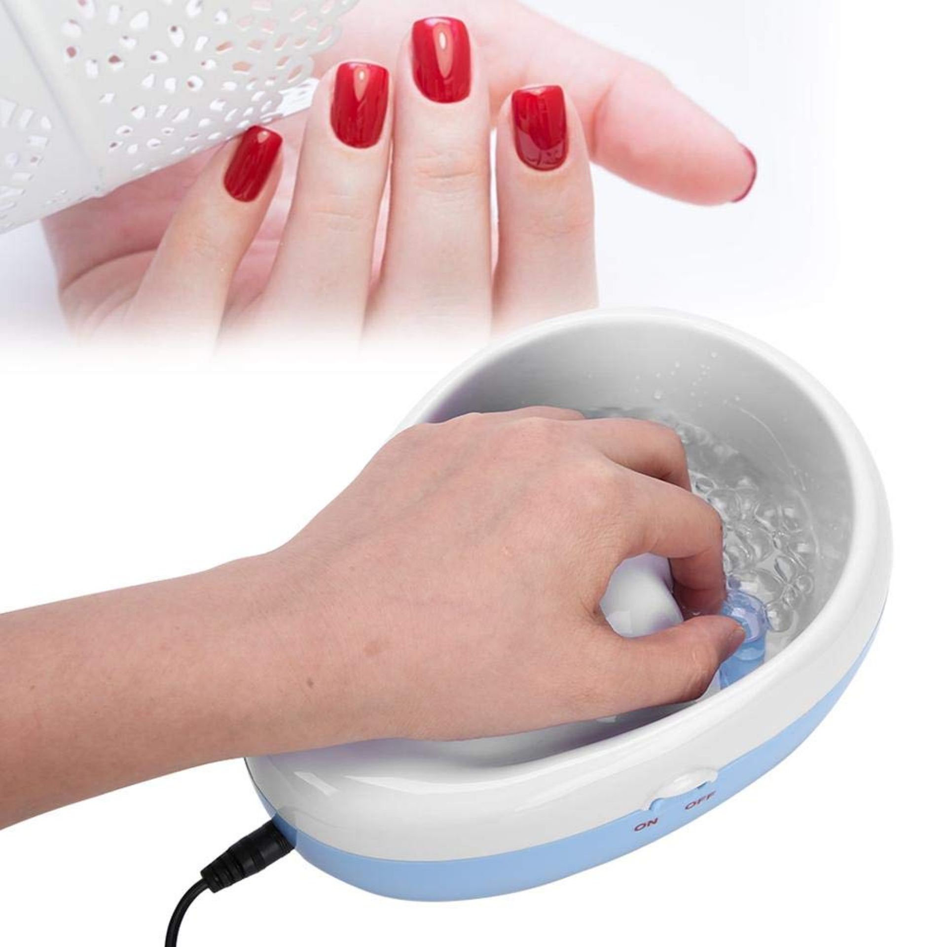 Nail Polish Remover Bowl, Electric Nail Gel Glue Soak Off Nail Art Manicure Tools For Acetone Gel Nail Remover For Nail Art Equipment Beauty Salon And Home Use(Us) Nail Polish Remover Bowl, Electric Nail Gel Glue Soak Off Nail Art Manicure Tools For Acetone Gel Nail Remover For Nail Art Equipment Beauty Salon And Home Use(Us)
