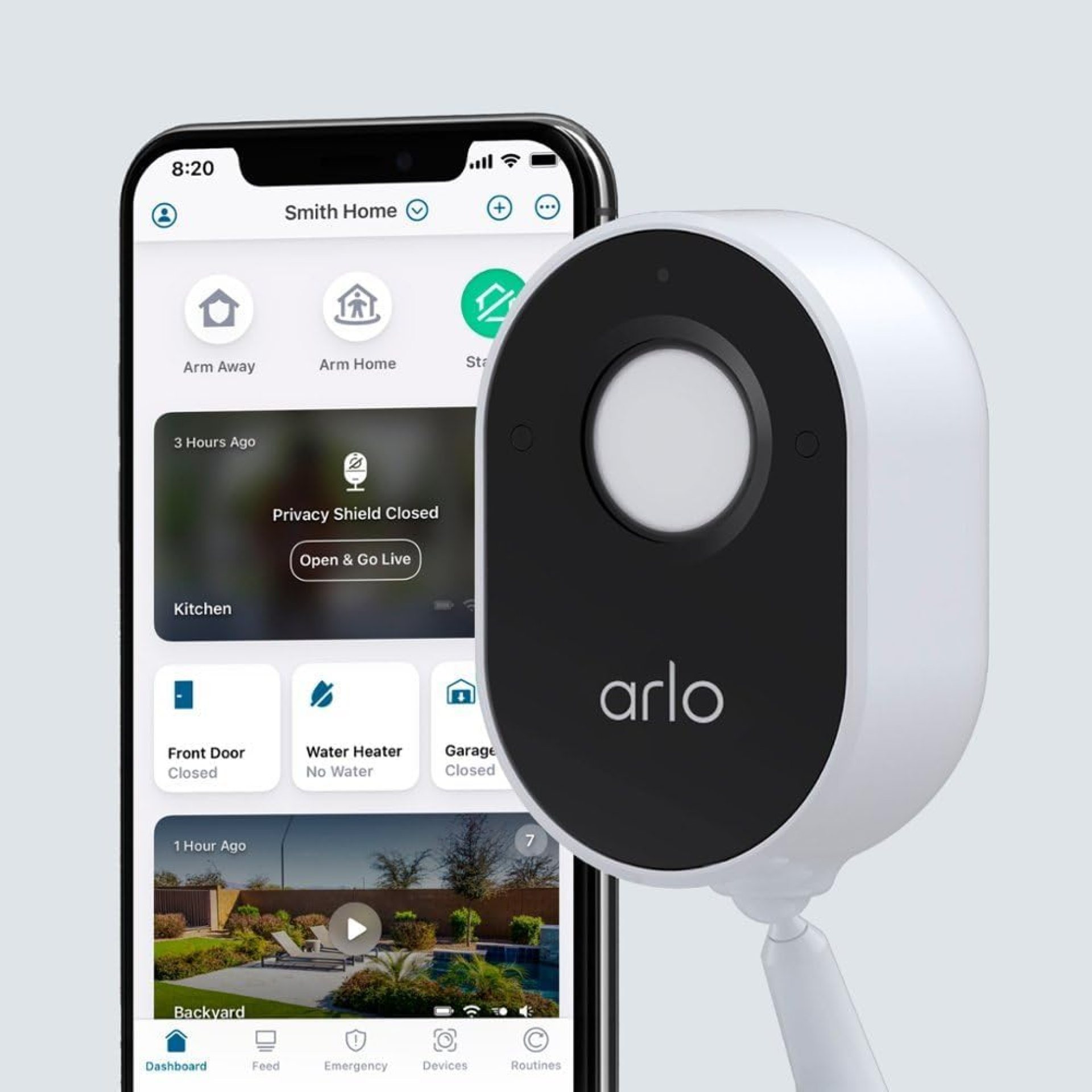 Arlo Indoor Camera – 1080p Video with Privacy Shield, Plug-in, Night Vision, 2-Way Audio, Siren, Direct to WiFi No Hub Needed, Wireless Security, White – VMC2040 (Renewed) Arlo Indoor Camera – 1080p Video with Privacy Shield, Plug-in, Night Vision, 2-Way Audio, Siren, Direct to WiFi No Hub Needed, Wireless Security, White – VMC2040 (Renewed)