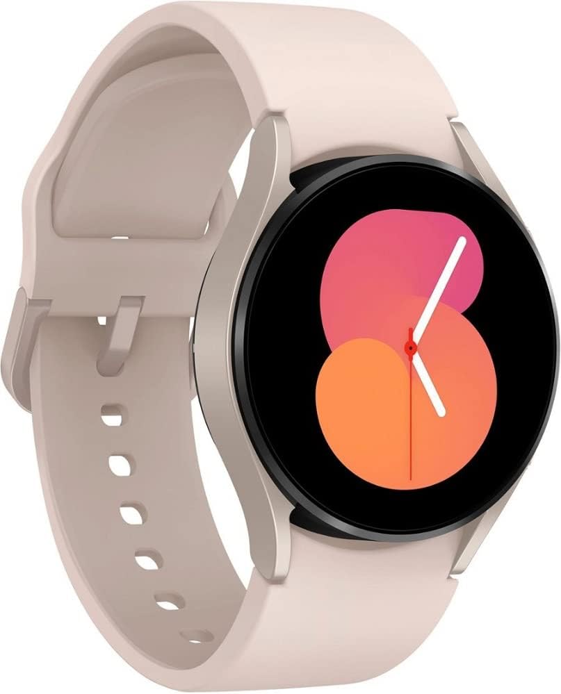 SAMSUNG Galaxy Watch 5 40mm Bluetooth Smartwatch w/Body, Health, Fitness and Sleep Tracker, Sapphire Crystal Glass, Enhanced GPS Tracking, US Version, Pink Gold Bezel w/Pink Band (Renewed) SAMSUNG Galaxy Watch 5 40mm Bluetooth Smartwatch w/Body, Health, Fitness and Sleep Tracker, Sapphire Crystal Glass, Enhanced GPS Tracking, US Version, Pink Gold Bezel w/Pink Band (Renewed)