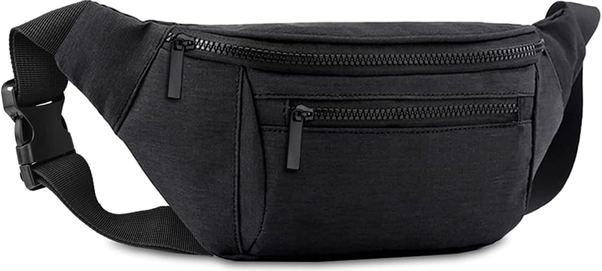 Fanny Pack for Men Women,Crossbody Waist Bag Pack,Belt Bag for Travel Walking Running Hiking Cycling,Easy Carry Any Phone,Wallet (Black) Fanny Pack for Men Women,Crossbody Waist Bag Pack,Belt Bag for Travel Walking Running Hiking Cycling,Easy Carry Any Phone,Wallet (Black)