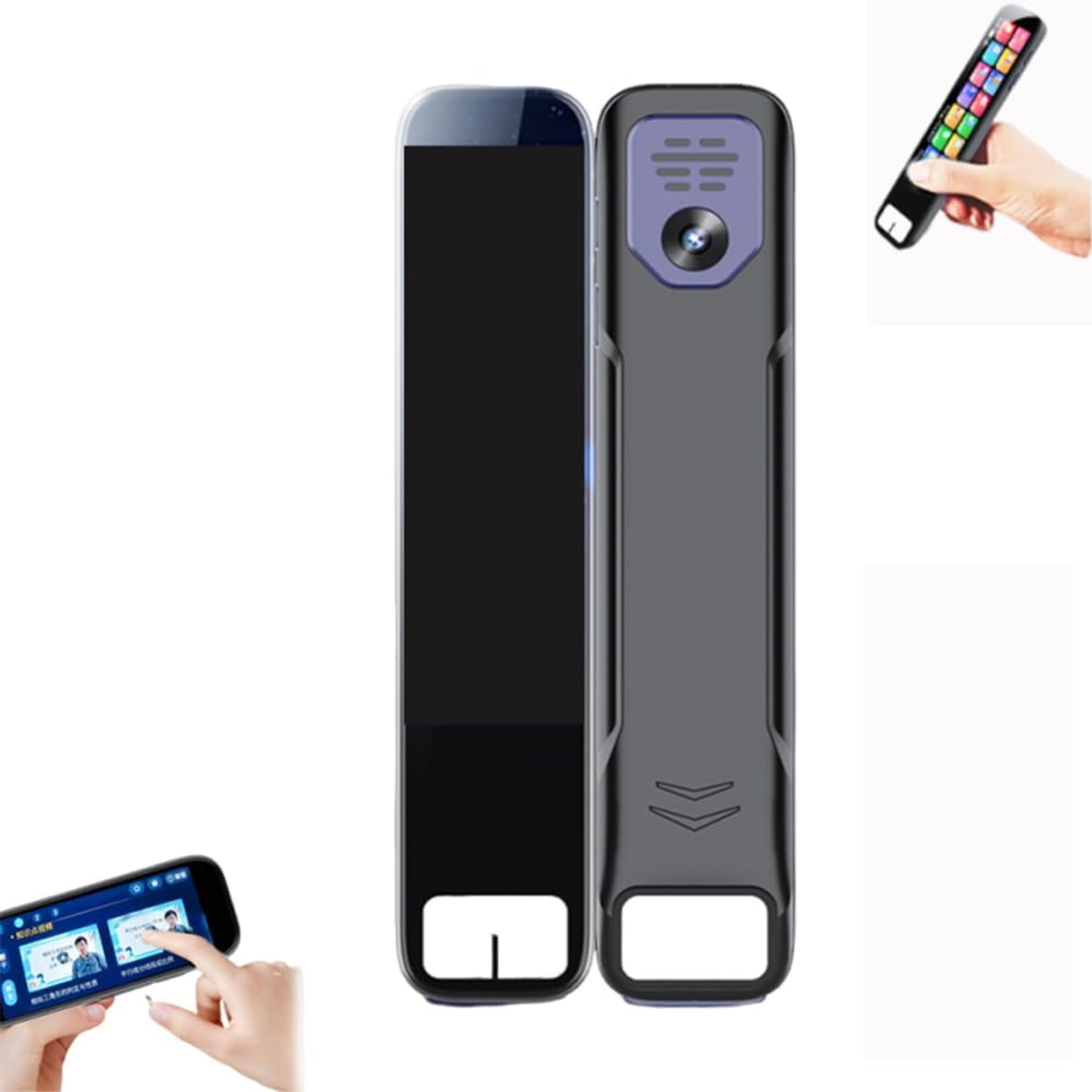 Ai Smart Pen, Wireless Portable Reading Pen, Scanning Reading Translation Pen with Camera, Wi-Fi Connection 5 Language Offline Voice Translator Device, for Study, Travel, Business(Black) Ai Smart Pen, Wireless Portable Reading Pen, Scanning Reading Translation Pen with Camera, Wi-Fi Connection 5 Language Offline Voice Translator Device, for Study, Travel, Business(Black)