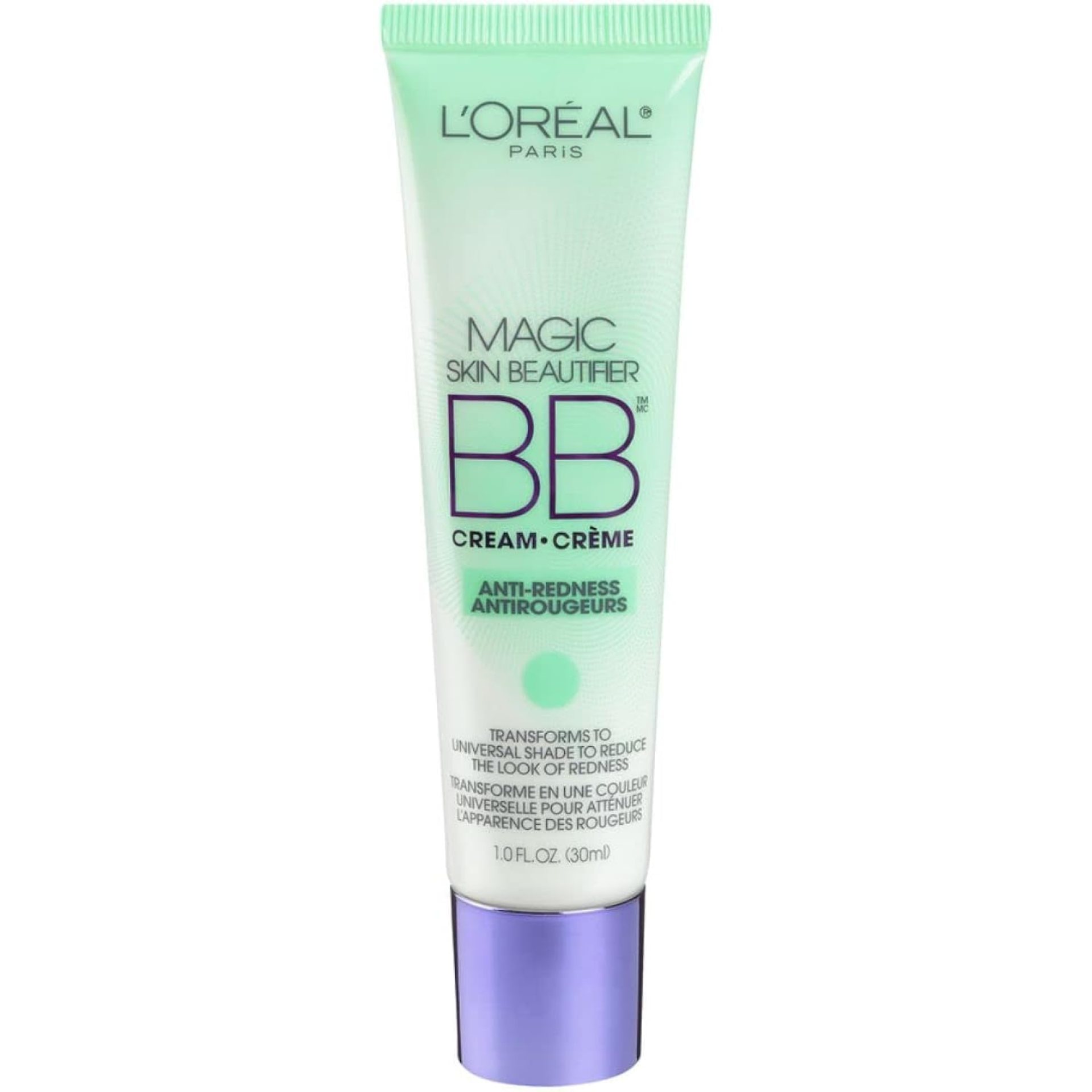 L’Oréal Paris Makeup Magic Skin Beautifier BB Cream Tinted Moisturizer, Anti-Redness, 1 fl oz, 1 Count L’Oréal Paris Makeup Magic Skin Beautifier BB Cream Tinted Moisturizer, Anti-Redness, 1 fl oz, 1 Count