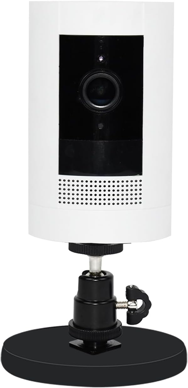 Magnetic Camera Wall Mount Compatible with Ring Stick Up Cam Battery(2nd, 3nd),Ring Outdoor Cam Plus,Outdoor Indoor Magnetic Mount Bracket Rubber Coating Neodymium Magnet with 1/4″ Screw Head Magnetic Camera Wall Mount Compatible with Ring Stick Up Cam Battery(2nd, 3nd),Ring Outdoor Cam Plus,Outdoor Indoor Magnetic Mount Bracket Rubber Coating Neodymium Magnet with 1/4″ Screw Head 
