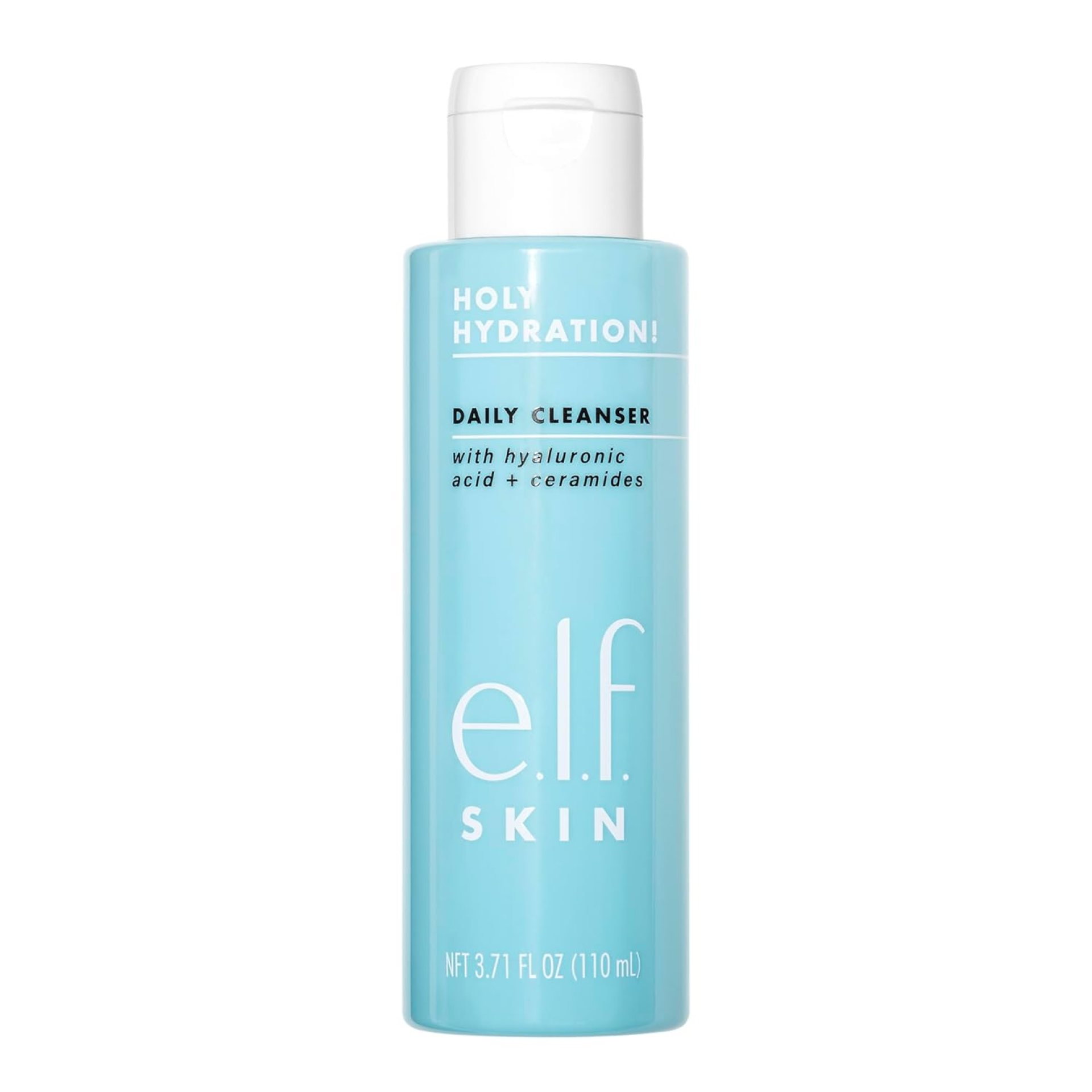 e.l.f. SKIN Holy Hydration! Daily Cleanser, Face Cleanser For Washing Away Excess Oil, Impurities & Makeup, Made With Hyaluronic Acid, Vegan & Cruelty-Free e.l.f. SKIN Holy Hydration! Daily Cleanser, Face Cleanser For Washing Away Excess Oil, Impurities & Makeup, Made With Hyaluronic Acid, Vegan & Cruelty-Free