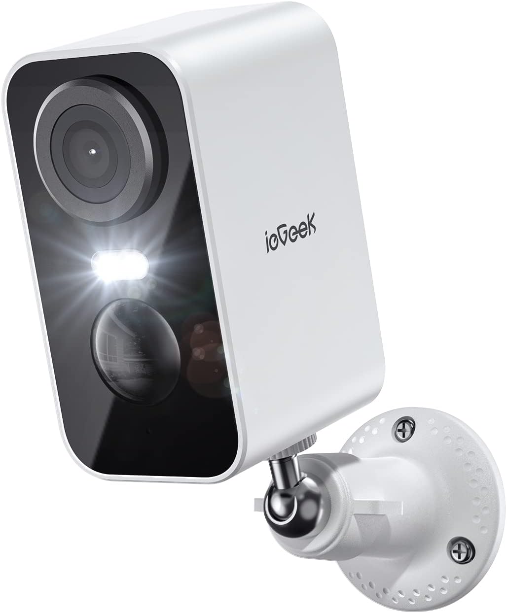 ieGeek Security Cameras Wireless Outdoor, 2K 3MP Battery Powered WiFi Security Camera with Spotlight & Siren Alarm, 2-Way Audio, Color Night Vision, AI Detection for Home Security, Works with Alexa ieGeek Security Cameras Wireless Outdoor, 2K 3MP Battery Powered WiFi Security Camera with Spotlight & Siren Alarm, 2-Way Audio, Color Night Vision, AI Detection for Home Security, Works with Alexa