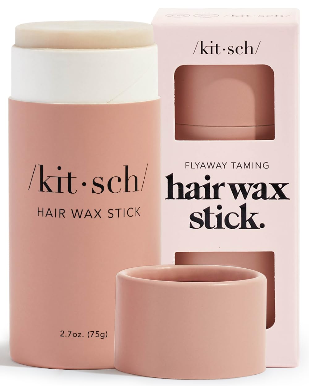 Kitsch Hair Wax Stick for Women & Men – Hair Slick Back Stick, Anti-Frizz and Fly Away Hair Tamer, No Residue Hair Finishing Stick for Flyaways, All Day Hold Styling Product for Smoothing Hair Strands Kitsch Hair Wax Stick for Women & Men – Hair Slick Back Stick, Anti-Frizz and Fly Away Hair Tamer, No Residue Hair Finishing Stick for Flyaways, All Day Hold Styling Product for Smoothing Hair Strands