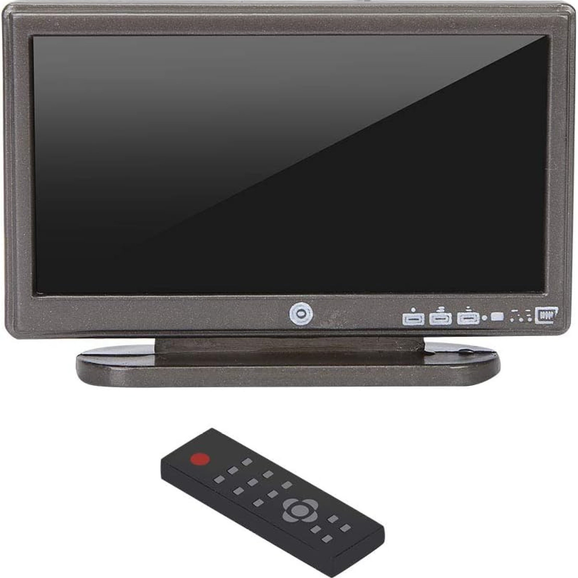 Dollhouse Miniature TV,1:12 Miniature TV Television with Remote Control for Doll House Accessories and Furniture Dollhouse Decoration Accessories Dollhouse Miniature TV,1:12 Miniature TV Television with Remote Control for Doll House Accessories and Furniture Dollhouse Decoration Accessories
