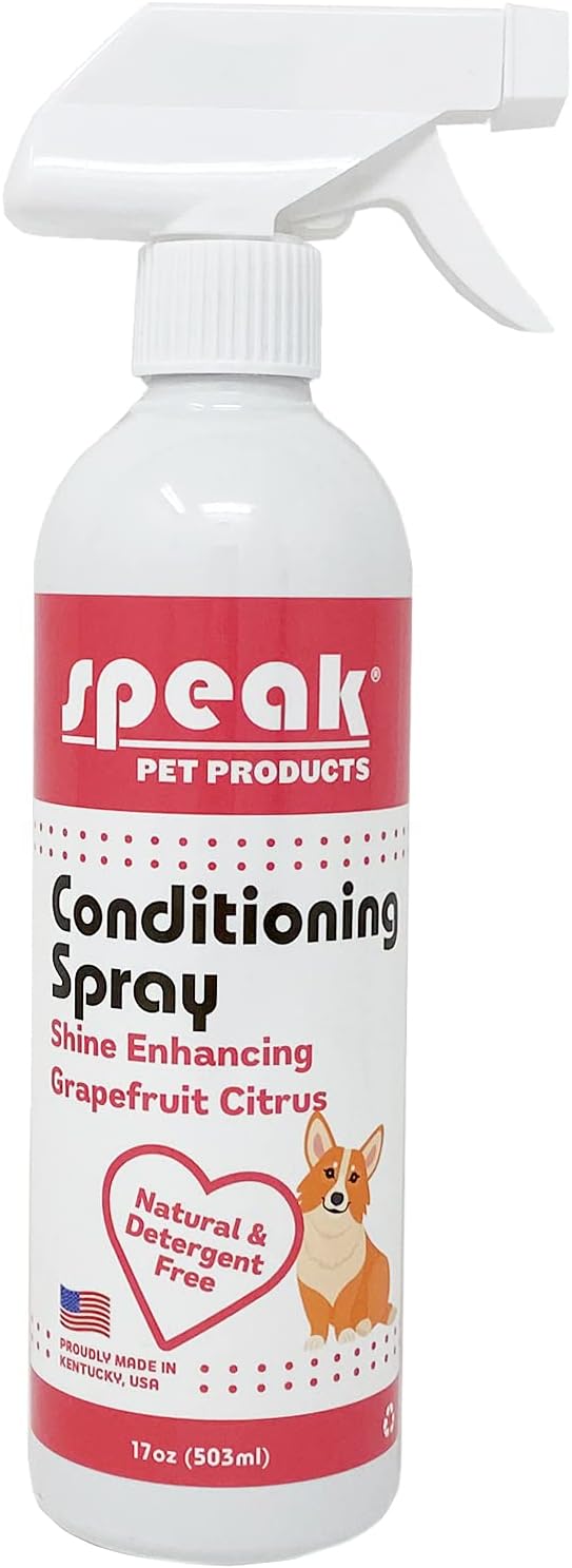 Natural Shine Enhancing Grapefruit Citrus Dog Leave-in Conditioning Spray, 17 oz Natural Shine Enhancing Grapefruit Citrus Dog Leave-in Conditioning Spray, 17 oz