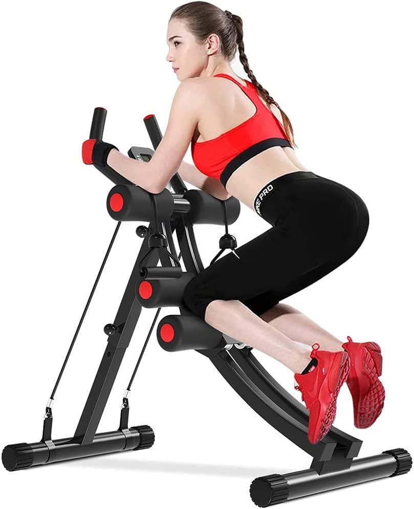 Fitlaya Fitness Core & Abdominal Trainers AB Workout Machine Home Gym Strength Training Ab Cruncher Foldable Fitness Equipment Fitlaya Fitness Core & Abdominal Trainers AB Workout Machine Home Gym Strength Training Ab Cruncher Foldable Fitness Equipment
