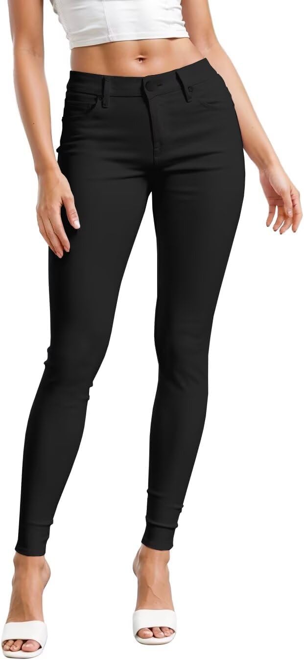 Hybrid & Company Womens Hyper Ultra Stretch Comfy Skinny Leg Work Casual Pants Hybrid & Company Womens Hyper Ultra Stretch Comfy Skinny Leg Work Casual Pants