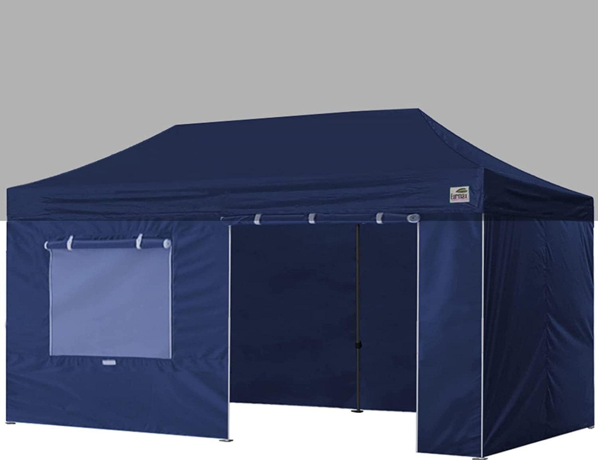 Eurmax USA Instant Sunwall Full Zippered Walls for 10 x 20 Easy Pop Up Canopy Tent,Enclosure Sidewall Kit with Roller Up Mesh Window and Door 4 Walls ONLY,NOT Including Frame and Top(Navy Blue) Eurmax USA Instant Sunwall Full Zippered Walls for 10 x 20 Easy Pop Up Canopy Tent,Enclosure Sidewall Kit with Roller Up Mesh Window and Door 4 Walls ONLY,NOT Including Frame and Top(Navy Blue)