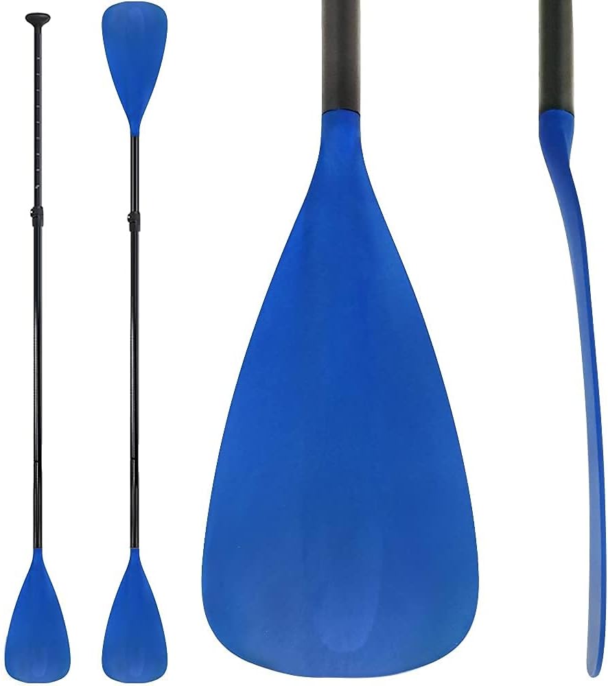 LBW SUP Paddle Board Paddle Stand up Paddleboard Paddles – 3-Piece or 4-Piece Floating Alloy Portable SUP Kayak Paddle Adjustable 2-Sided Paddle LBW SUP Paddle Board Paddle Stand up Paddleboard Paddles – 3-Piece or 4-Piece Floating Alloy Portable SUP Kayak Paddle Adjustable 2-Sided Paddle