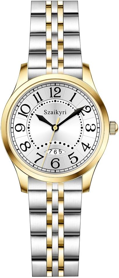Classic Watch for Women with Easy Read Time Arabic Numerals Ladies Watch with Calendar Water Resistant Classic Watch for Women with Easy Read Time Arabic Numerals Ladies Watch with Calendar Water Resistant