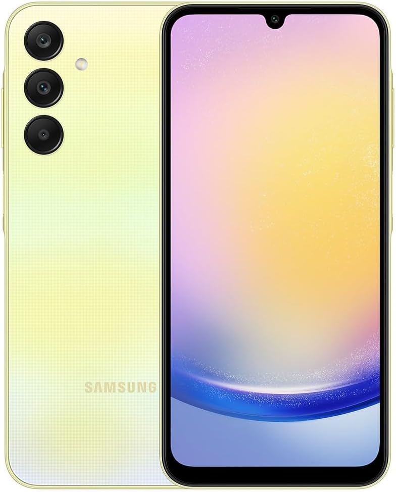 Samsung Galaxy A25 5G A256E 256GB Dual-SIM GSM Unlocked Android Smartphone (Latin Variant/US Compatible LTE) – Yellow Samsung Galaxy A25 5G A256E 256GB Dual-SIM GSM Unlocked Android Smartphone (Latin Variant/US Compatible LTE) – Yellow