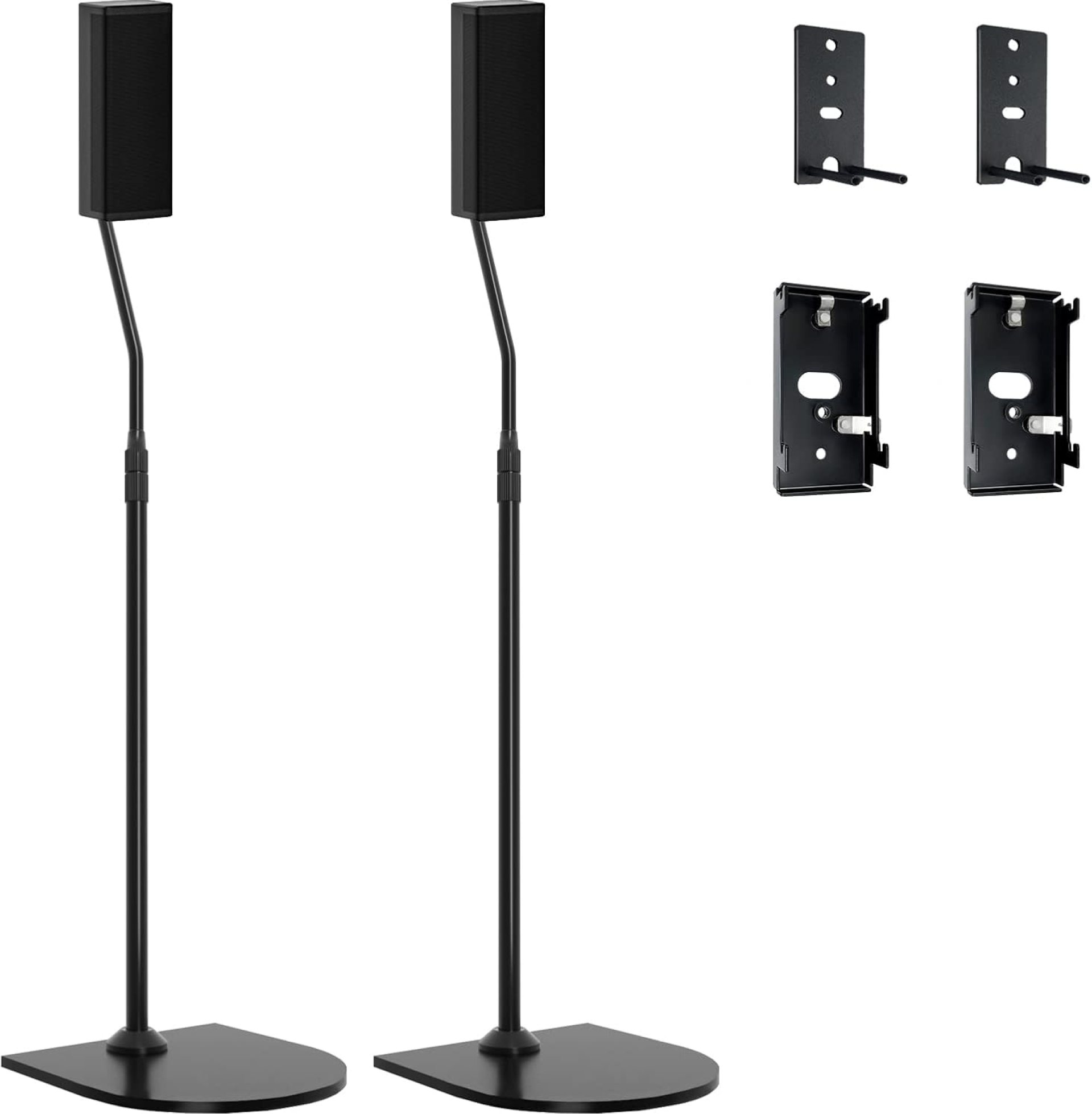 Height Adjustable UFS-20 Stand for Bose Speaker Stands wr Slideconnect Bracket, for Bose Surround Speakers, Surround 700, OmniJewel Lifestyle 650, CineMate GS Series II, for Bose OmniJewel Floor Stand Height Adjustable UFS-20 Stand for Bose Speaker Stands wr Slideconnect Bracket, for Bose Surround Speakers, Surround 700, OmniJewel Lifestyle 650, CineMate GS Series II, for Bose OmniJewel Floor Stand