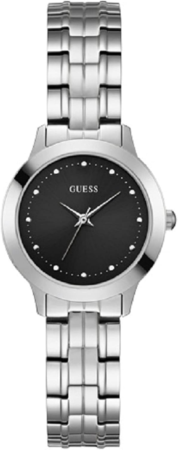 GUESS Women Quartz Watch with Stainless Steel Strap, Silver, 14 (Model: U0989L9) GUESS Women Quartz Watch with Stainless Steel Strap, Silver, 14 (Model: U0989L9)