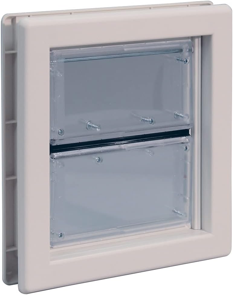 Ideal Pet Products Air Seal Pet Door with Telescoping Frame, Small, 6.63″ x 7.25″ Flap Size Ideal Pet Products Air Seal Pet Door with Telescoping Frame, Small, 6.63″ x 7.25″ Flap Size